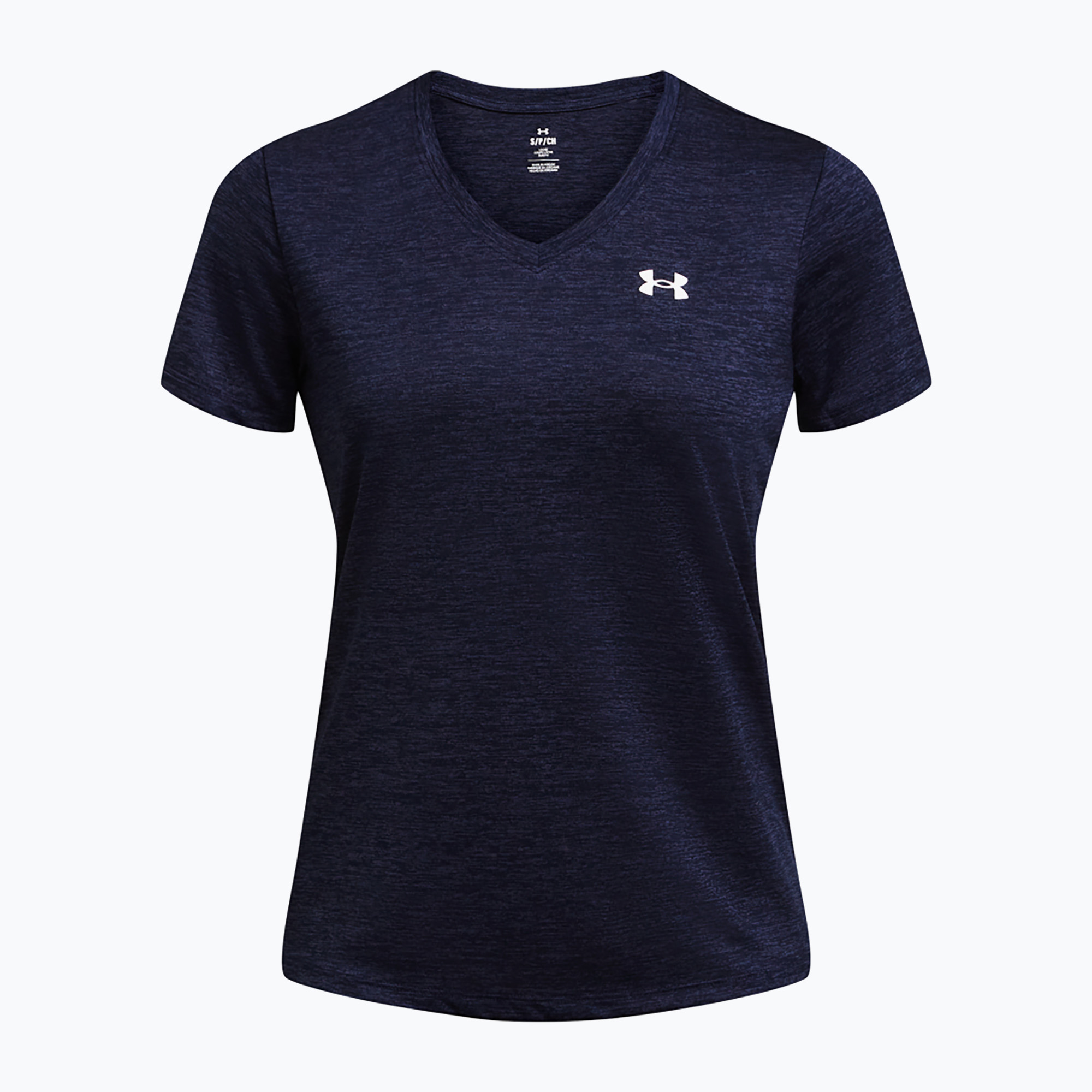 Koszulka treningowa damska Under Armour Tech V-Twist midnight navy/white | WYSYŁKA W 24H | 30 DNI NA ZWROT