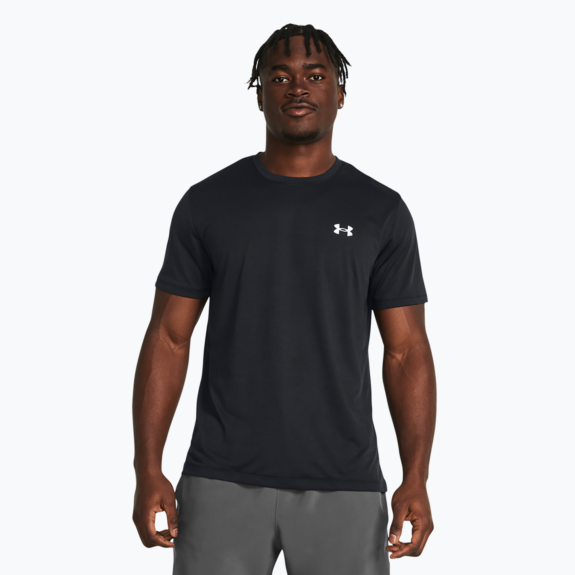 Koszulka do biegania męska Under Armour UA Launch black/reflective | WYSYŁKA W 24H | 30 DNI NA ZWROT