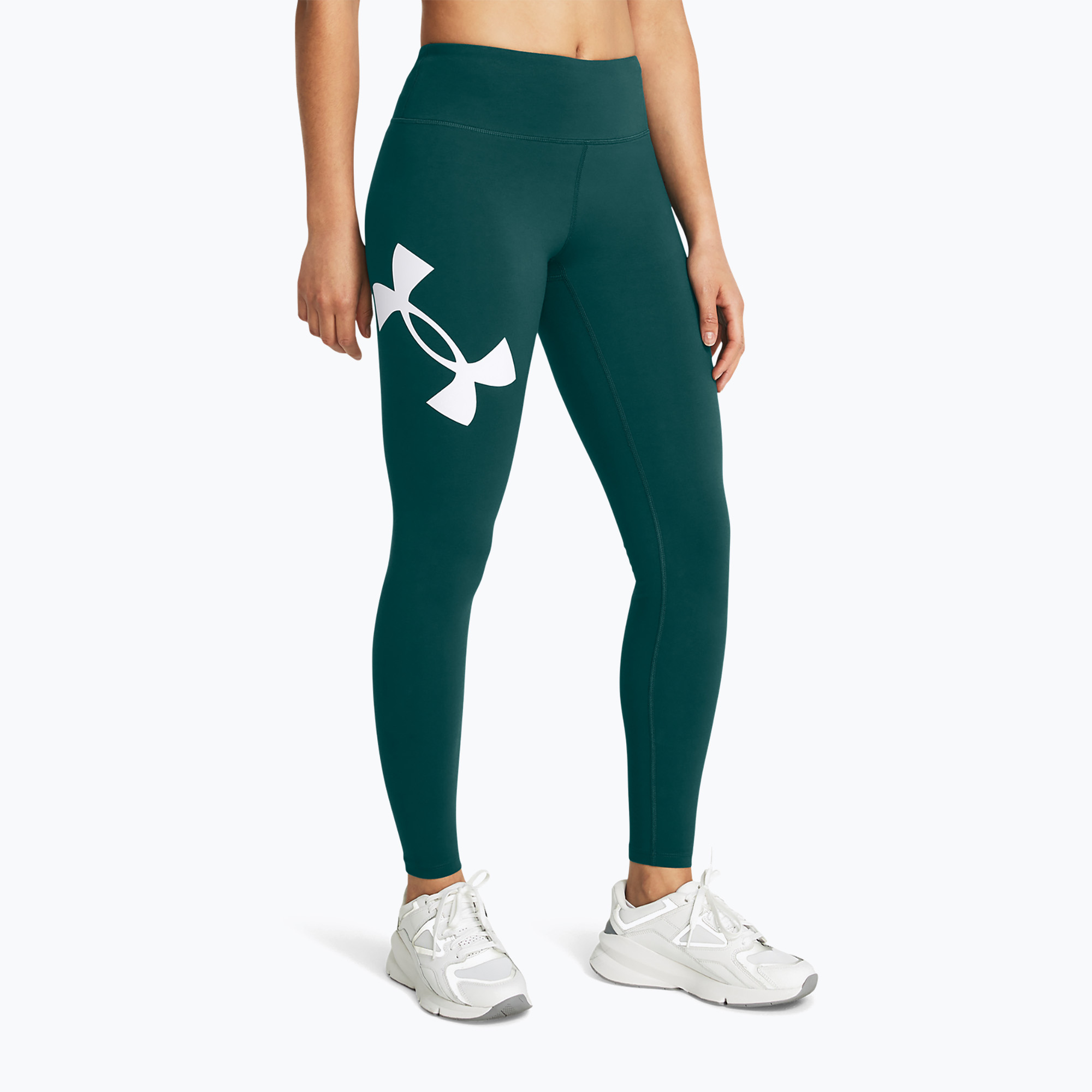 Legginsy treningowe damskie Under Armour Campus hydro teal/white | WYSYŁKA W 24H | 30 DNI NA ZWROT