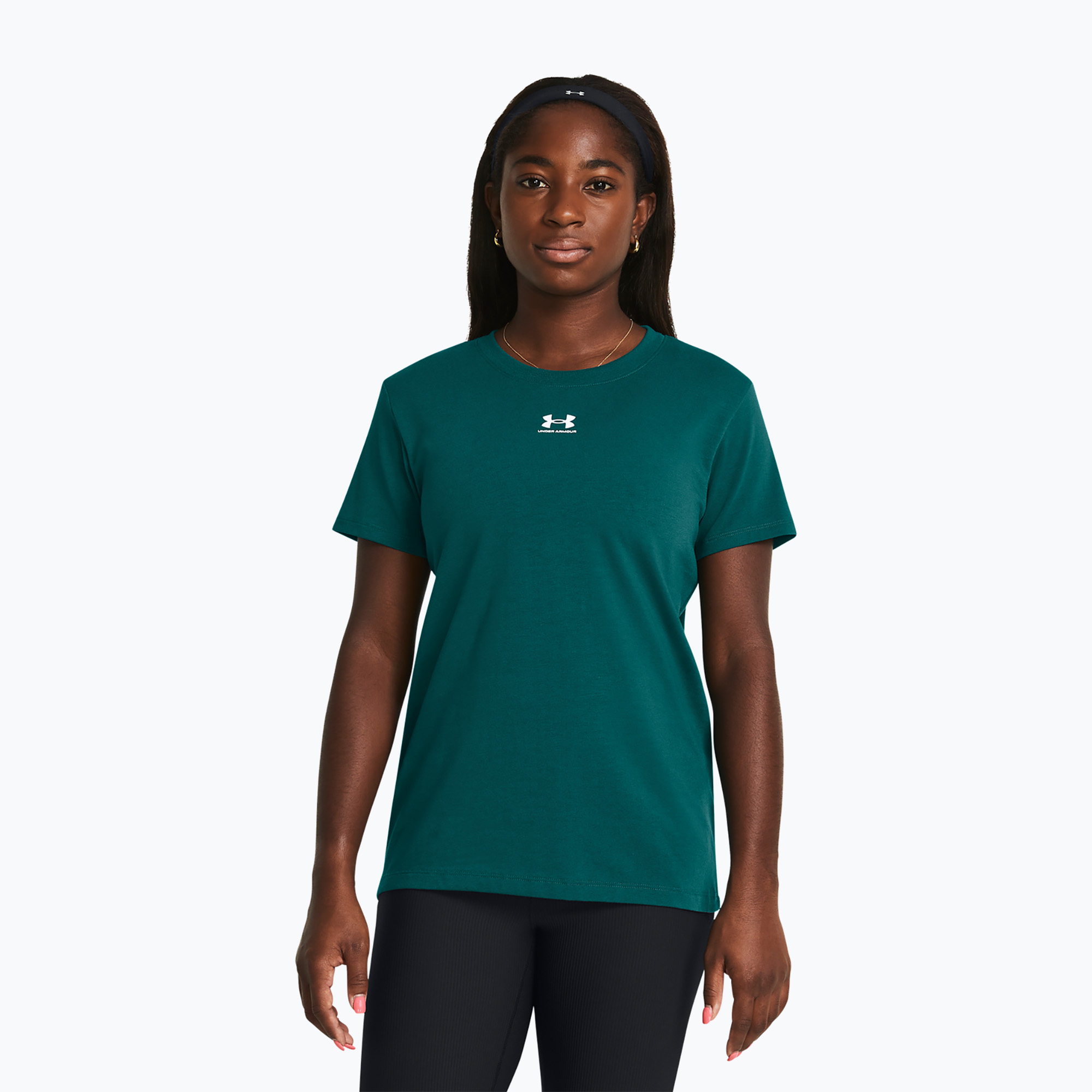 Koszulka treningowa damska Under Armour Off Campus Core hydro teal/white | WYSYŁKA W 24H | 30 DNI NA ZWROT