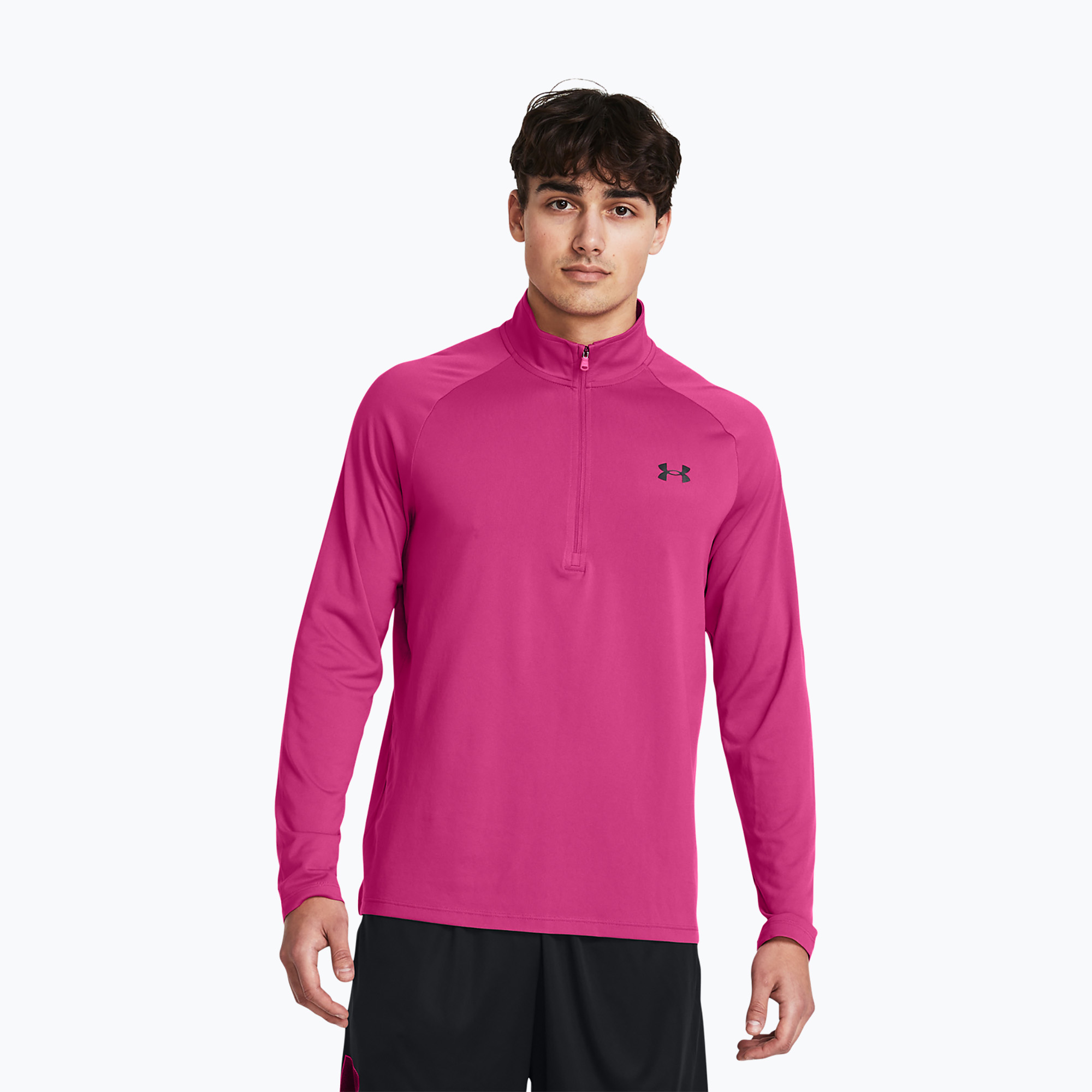 Bluza męska Under Armour Tech 2.0 1/2 Zip astro pink/black | WYSYŁKA W 24H | 30 DNI NA ZWROT