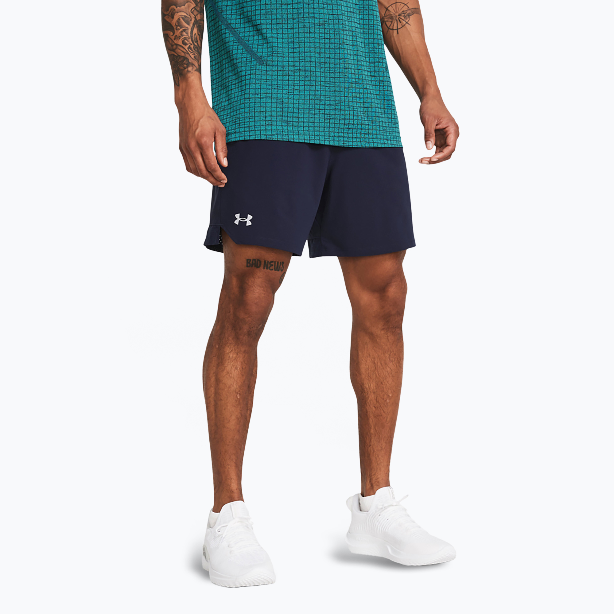 Spodenki treningowe męskie Under Armour UA Vanish Woven 6in midnight navy/mod gray | WYSYŁKA W 24H | 30 DNI NA ZWROT