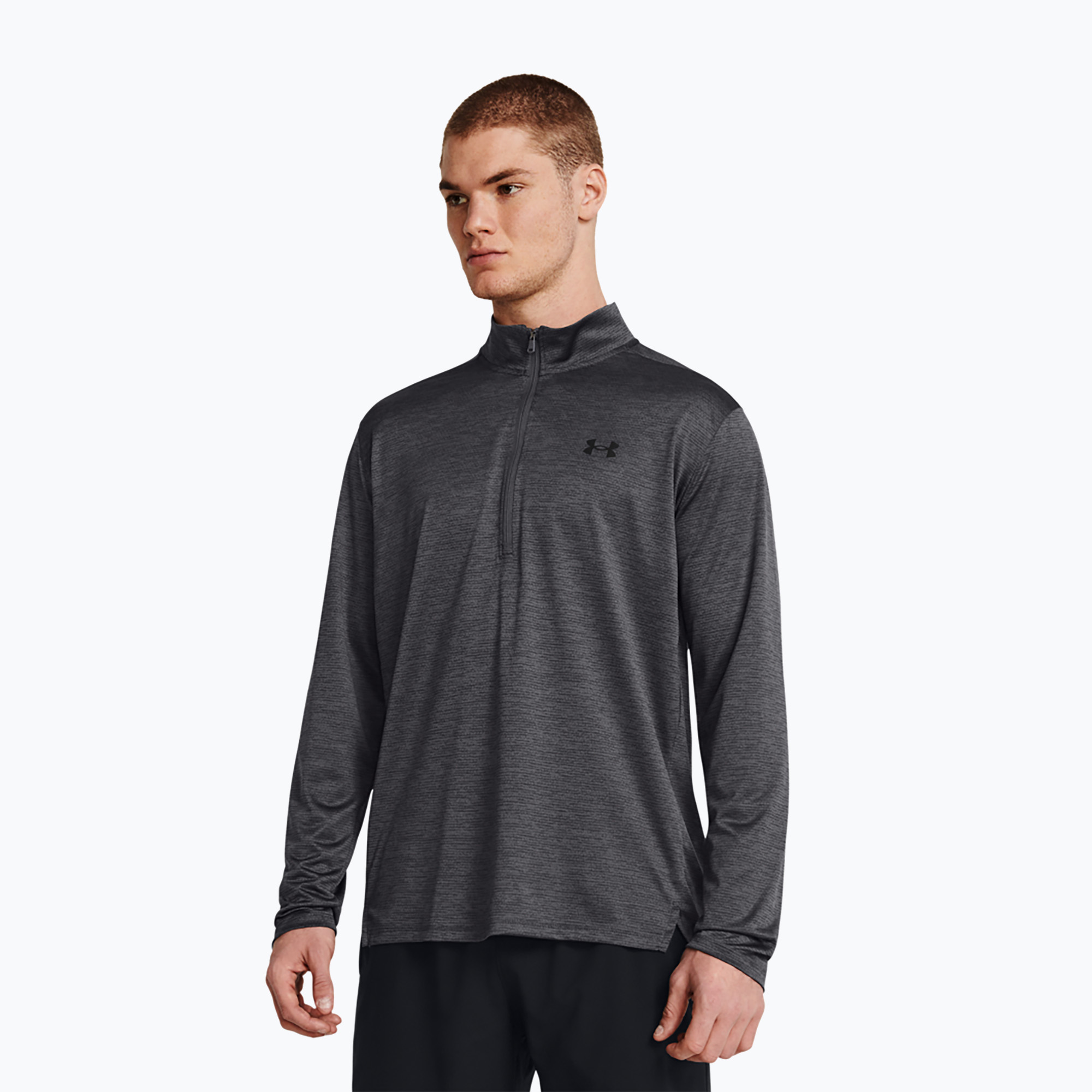 Bluza męska Under Armour Tech Vent 1/2 Zip castlerock/black | WYSYŁKA W 24H | 30 DNI NA ZWROT