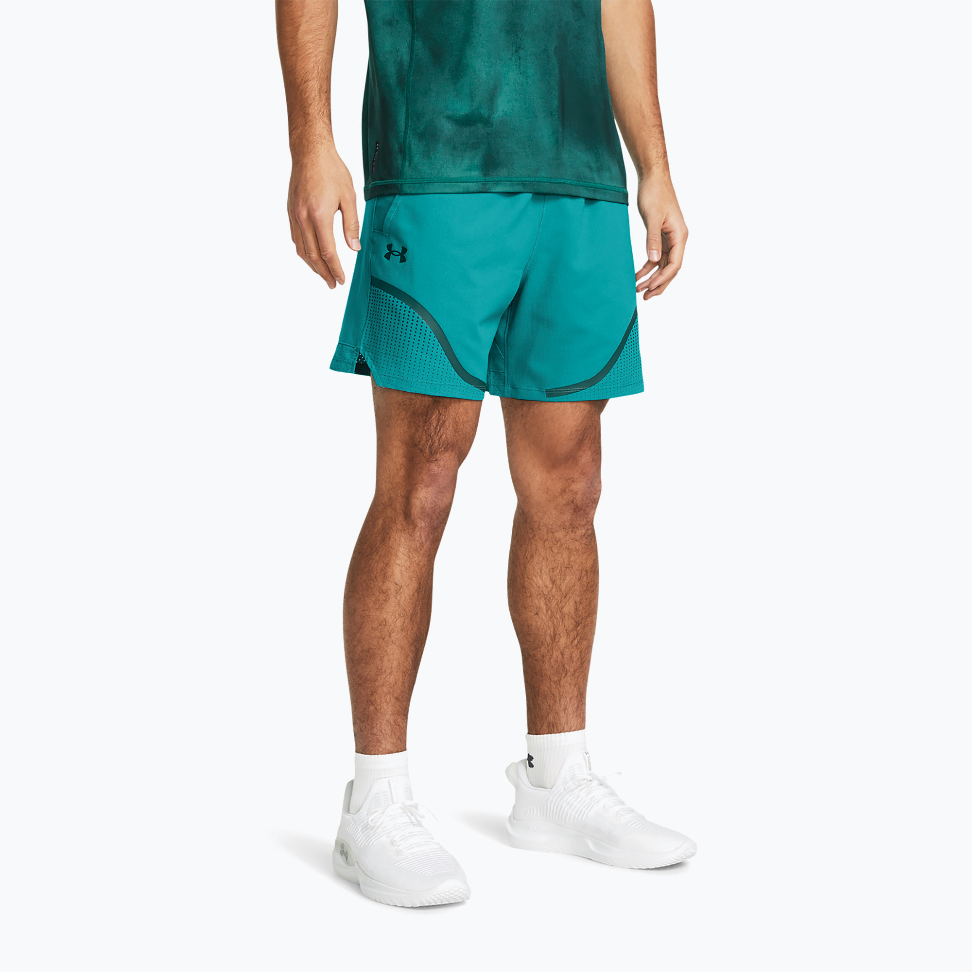 Spodenki męskie Under Armour UA Vanish Woven 6in Graphic circuit teal/hydro teal/hydro teal | WYSYŁKA W 24H | 30 DNI NA ZWROT