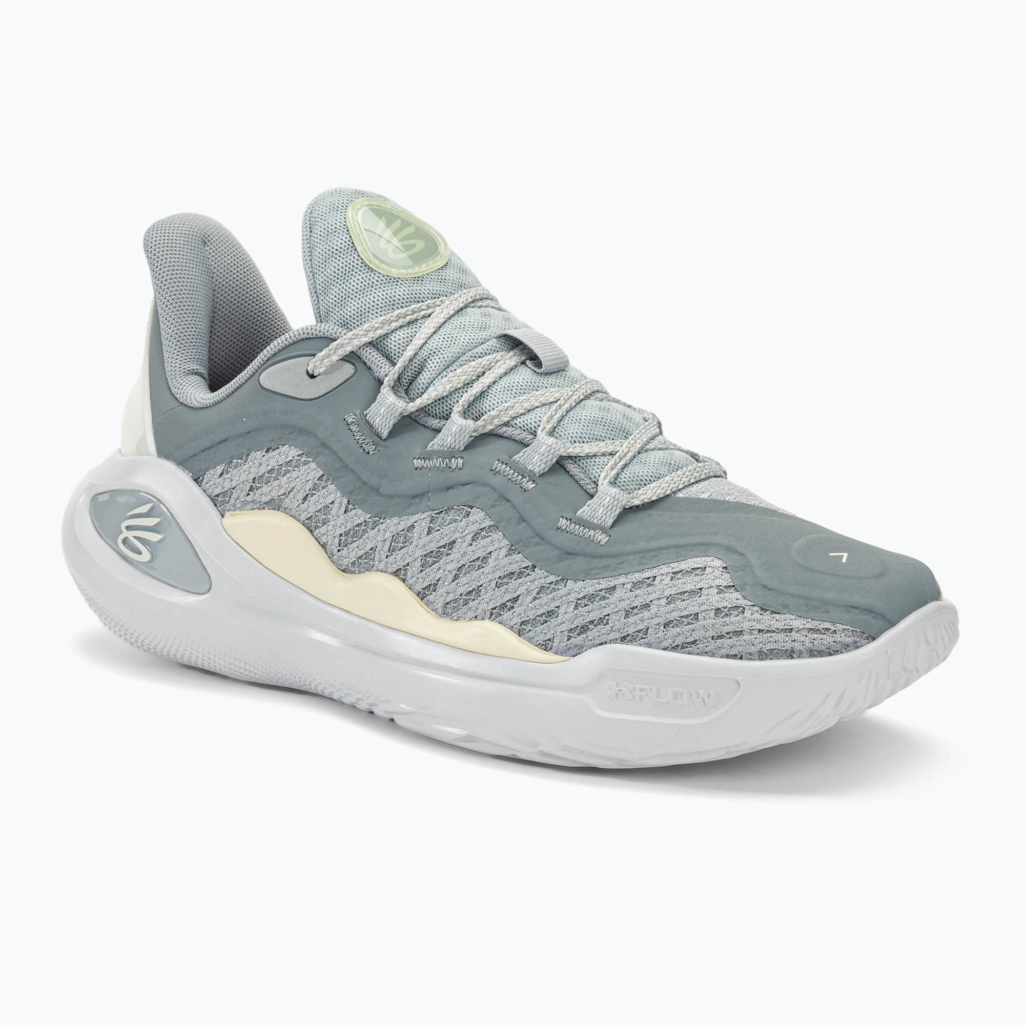 Buty do koszykówki Under Armour Curry 11 YW halo gray/steel/white clay | WYSYŁKA W 24H | 30 DNI NA ZWROT