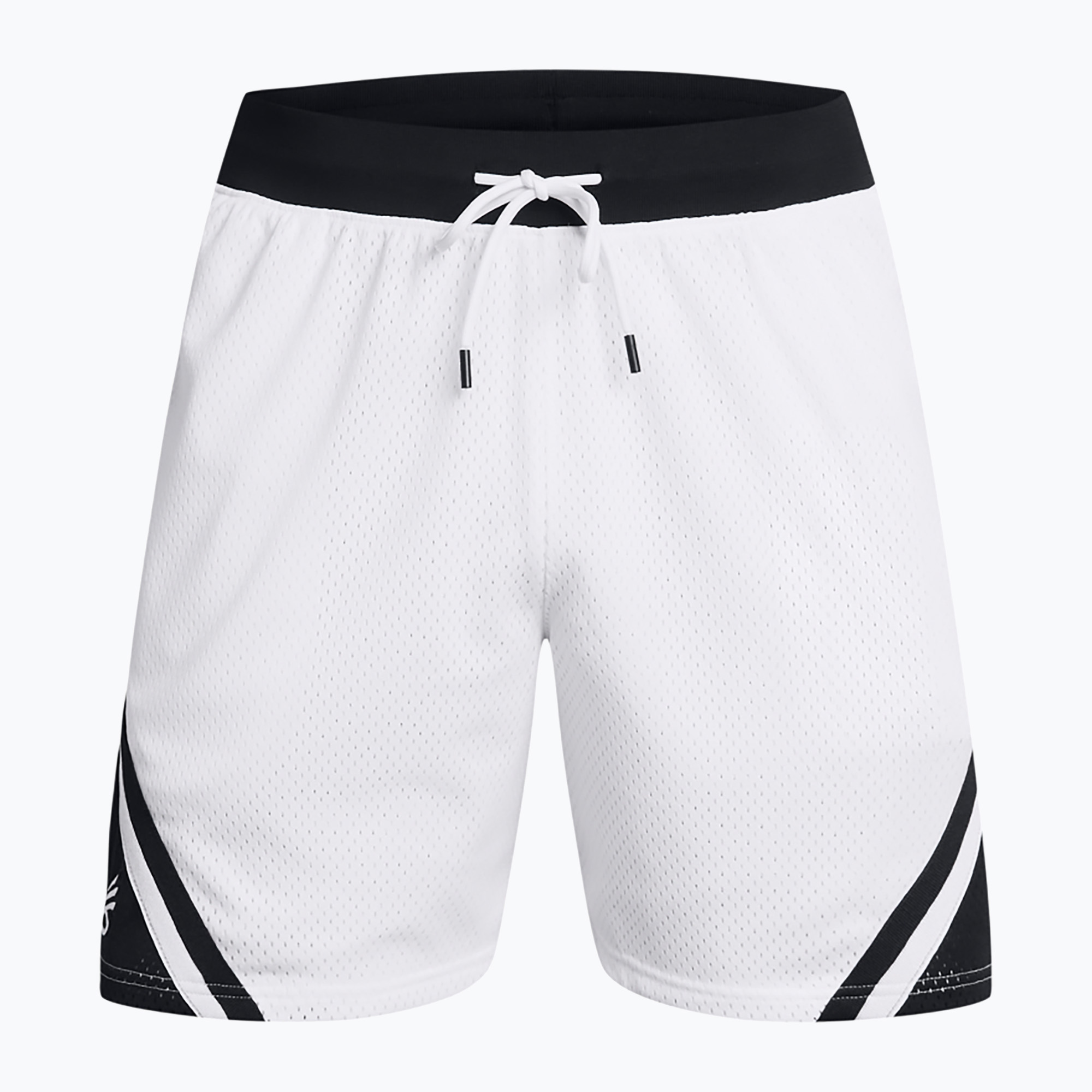 Spodenki koszykarskie męskie Under Armour Curry Mesh Short 4 white/black/white | WYSYŁKA W 24H | 30 DNI NA ZWROT