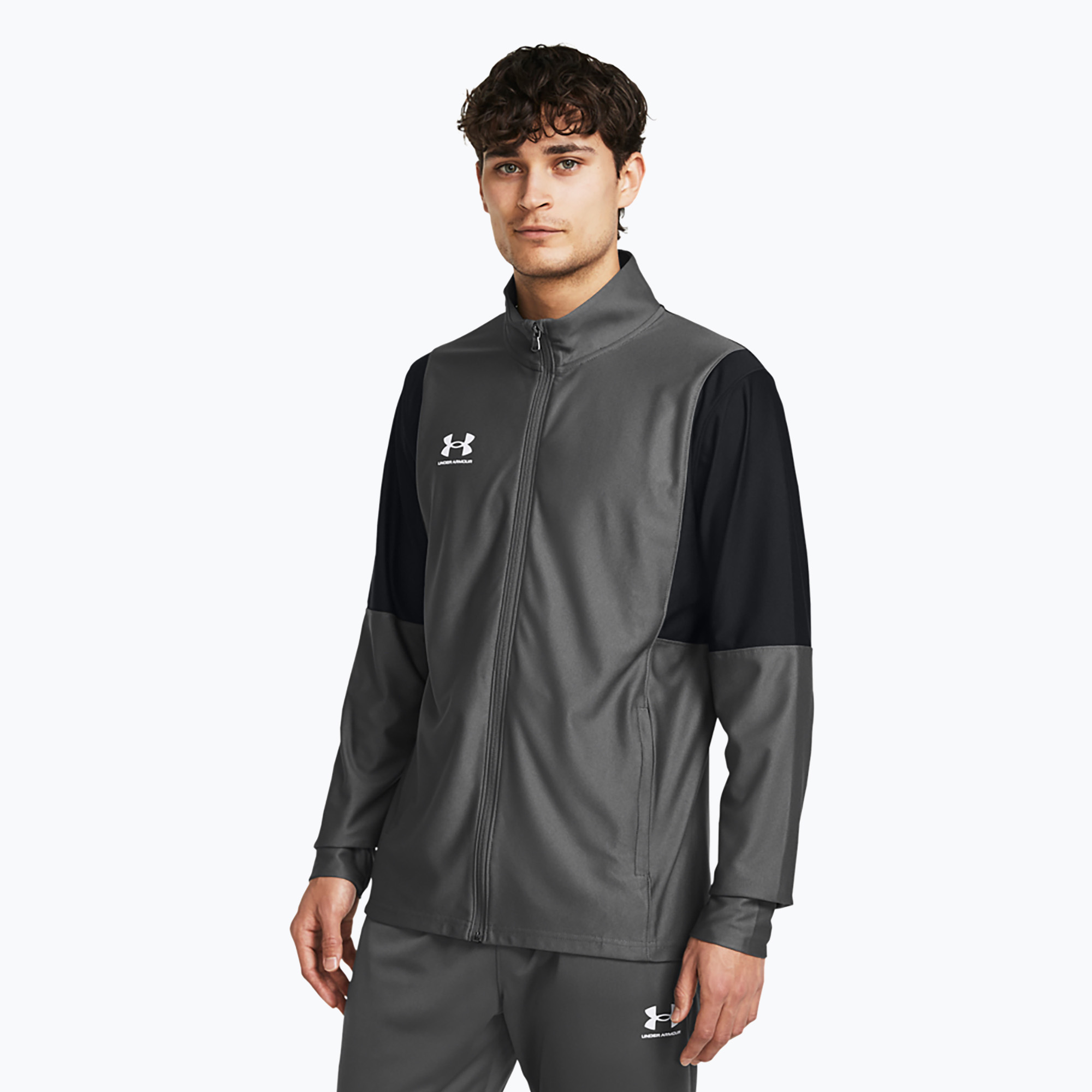 Bluza męska Under Armour Challenger Track castlerock/white | WYSYŁKA W 24H | 30 DNI NA ZWROT