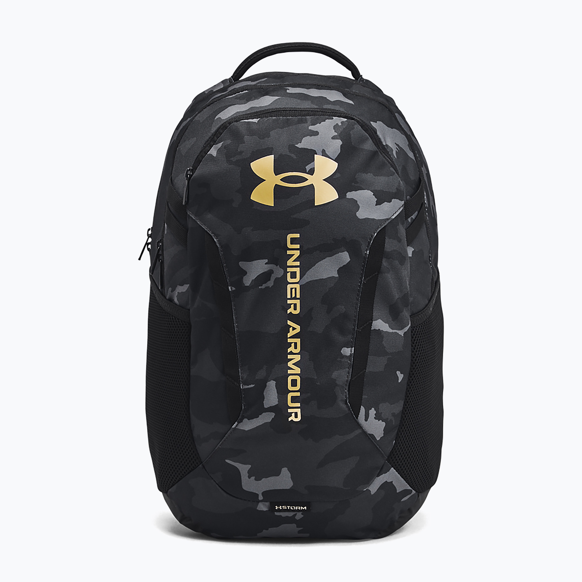 Plecak miejski Under Armour Hustle 6.0 29 l black/black/metallic gold | WYSYŁKA W 24H | 30 DNI NA ZWROT