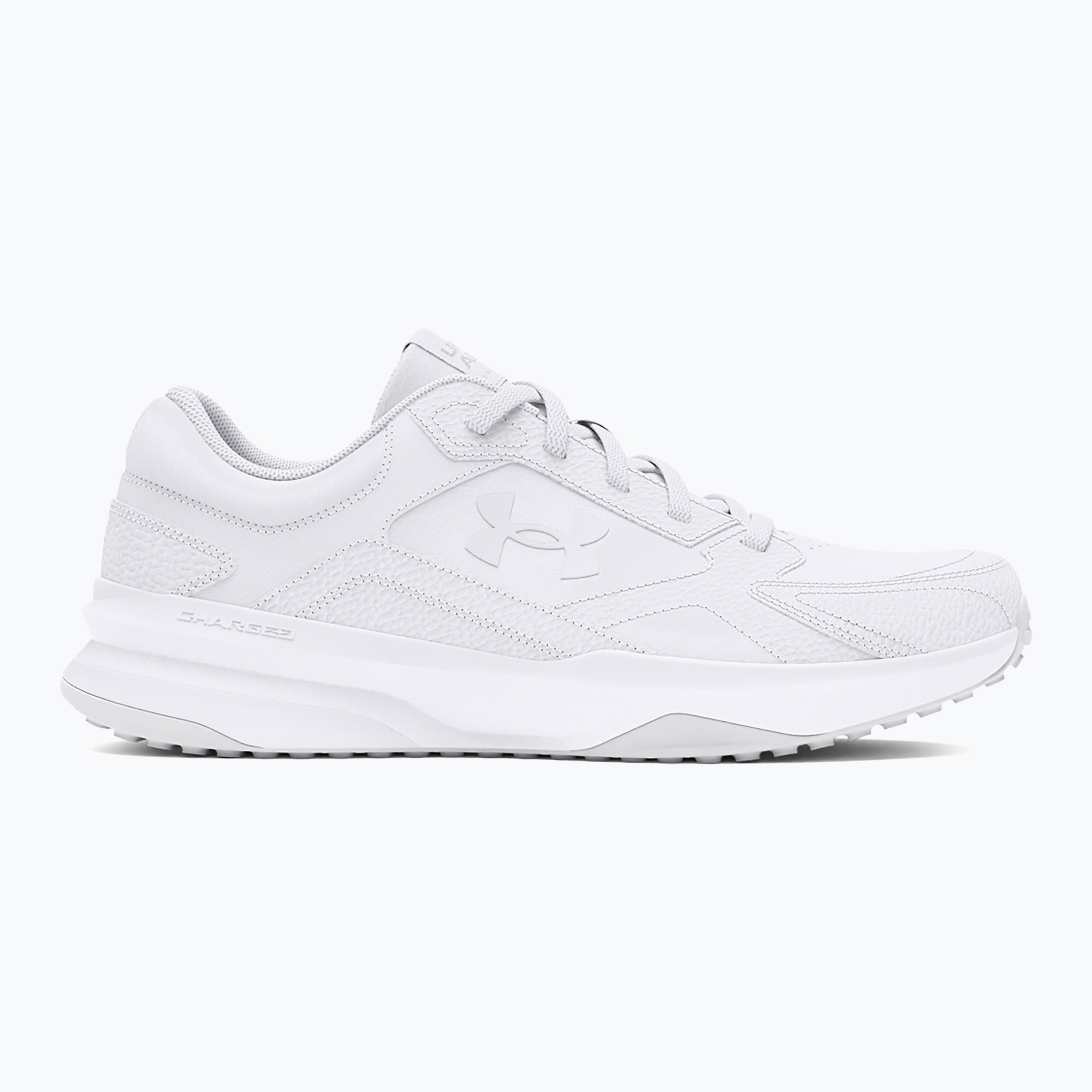 Buty treningowe męskie Under Armour Edge Leather white/white/halo gray | WYSYŁKA W 24H | 30 DNI NA ZWROT