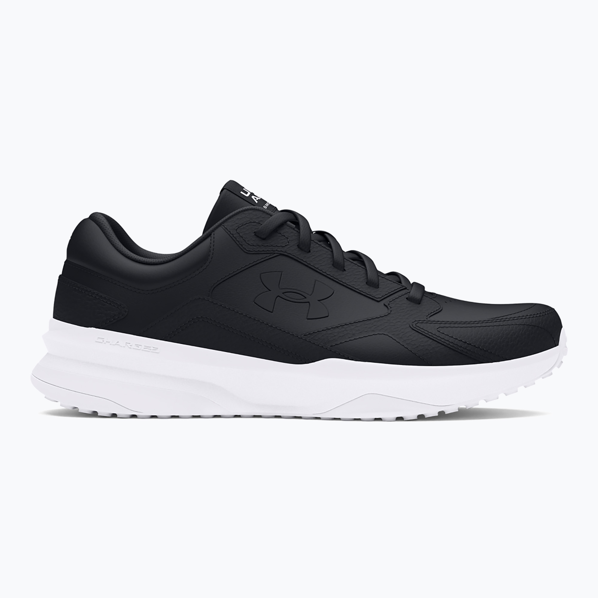 Buty treningowe męskie Under Armour Edge Leather black/black/white | WYSYŁKA W 24H | 30 DNI NA ZWROT