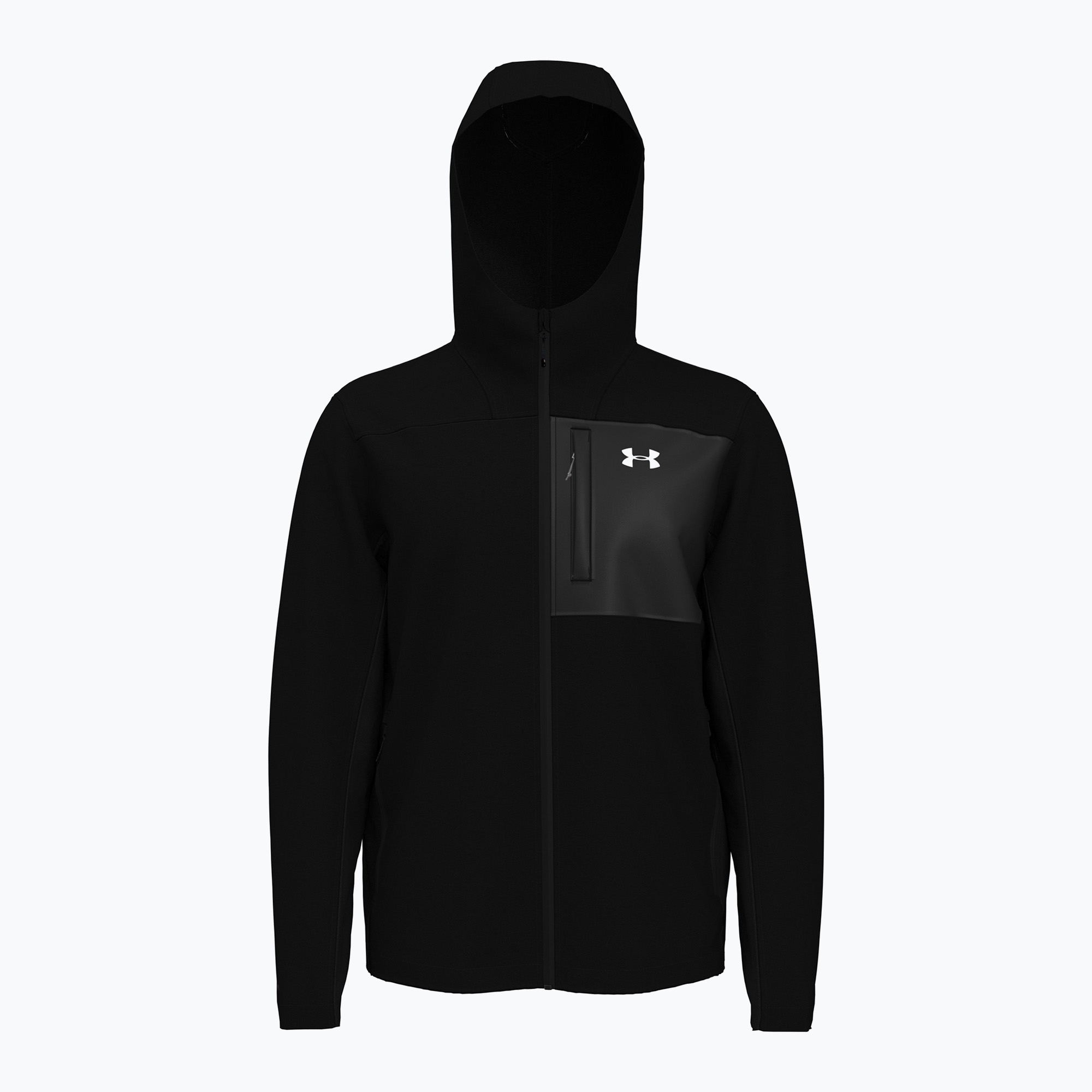 Kurtka treningowa męska Under Armour Shield Hooded black/white | WYSYŁKA W 24H | 30 DNI NA ZWROT