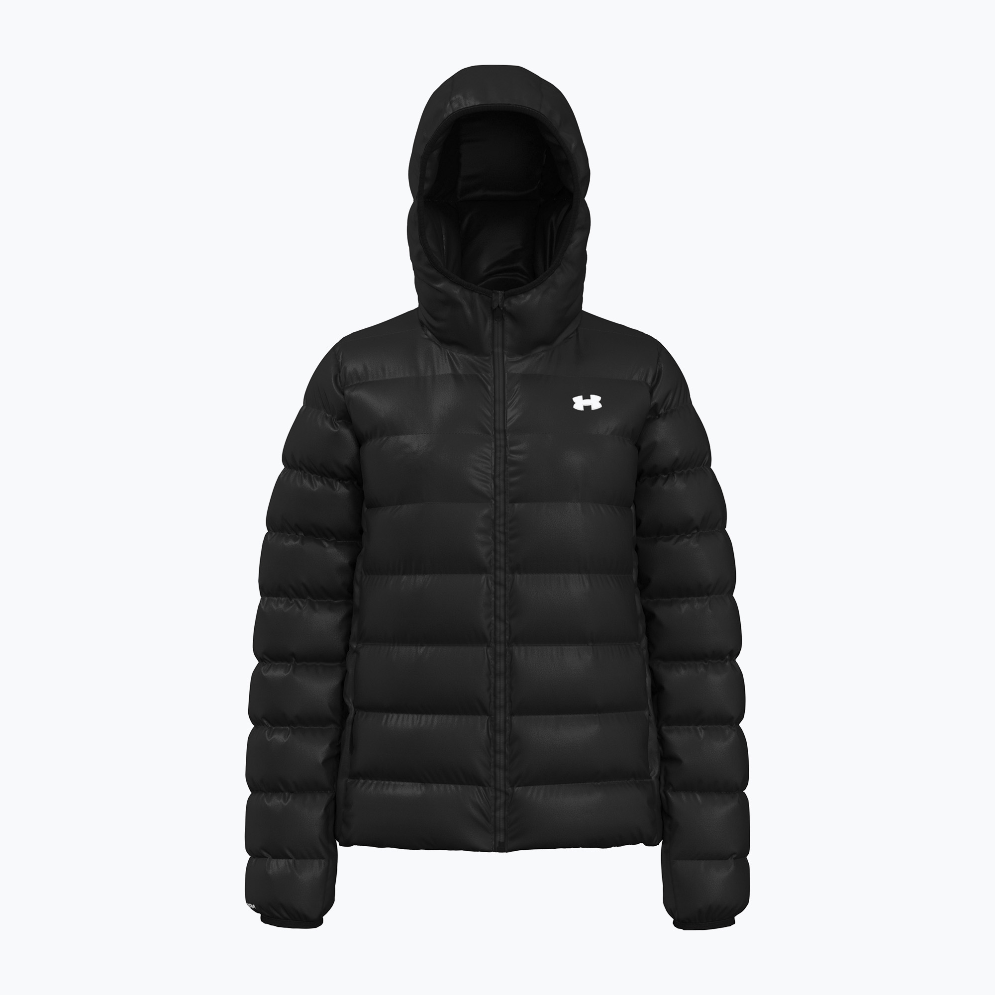 Kurtka damska Under Armour Legend Down Hooded black/white | WYSYŁKA W 24H | 30 DNI NA ZWROT