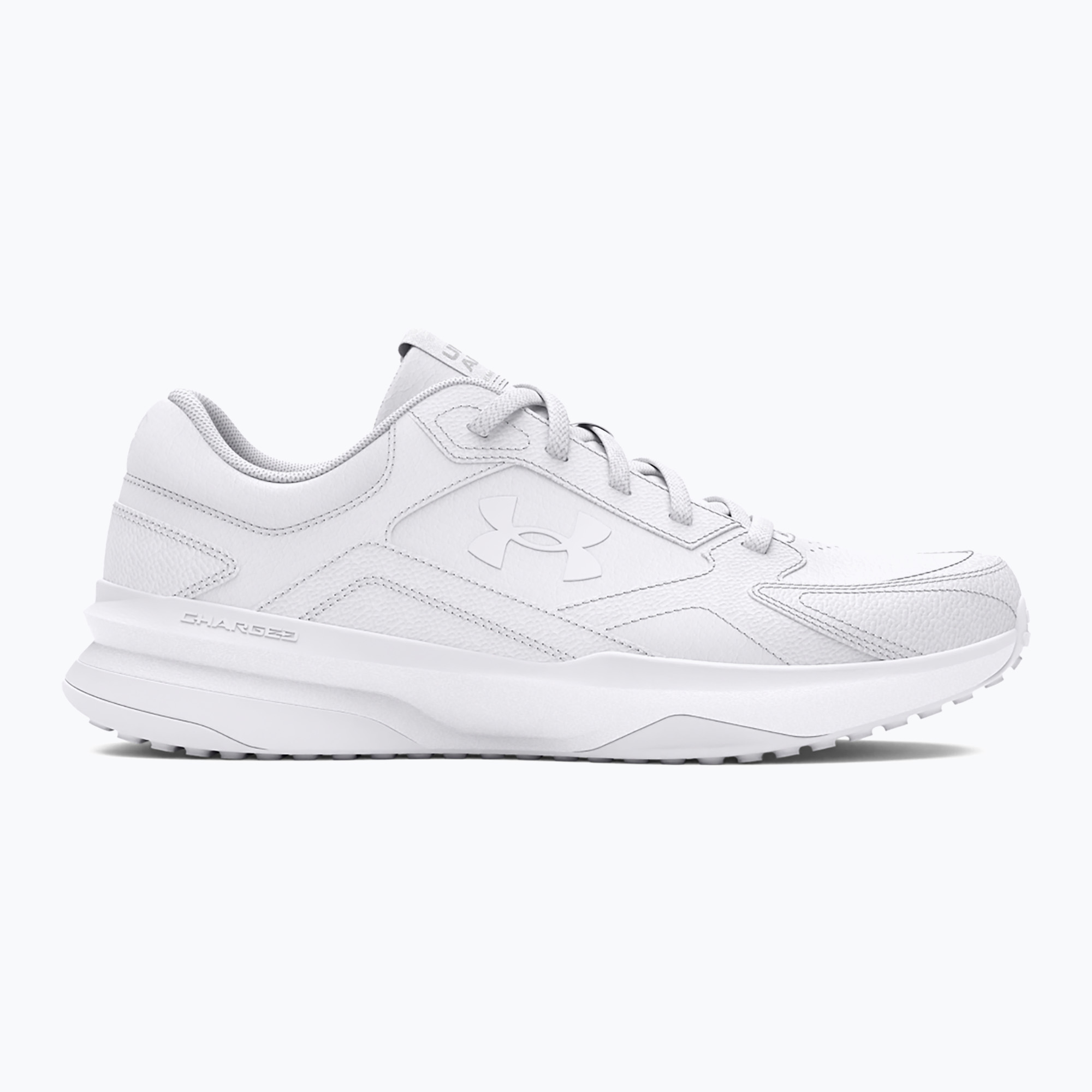 Buty treningowe damskie Under Armour Edge Leather white/white/white | WYSYŁKA W 24H | 30 DNI NA ZWROT