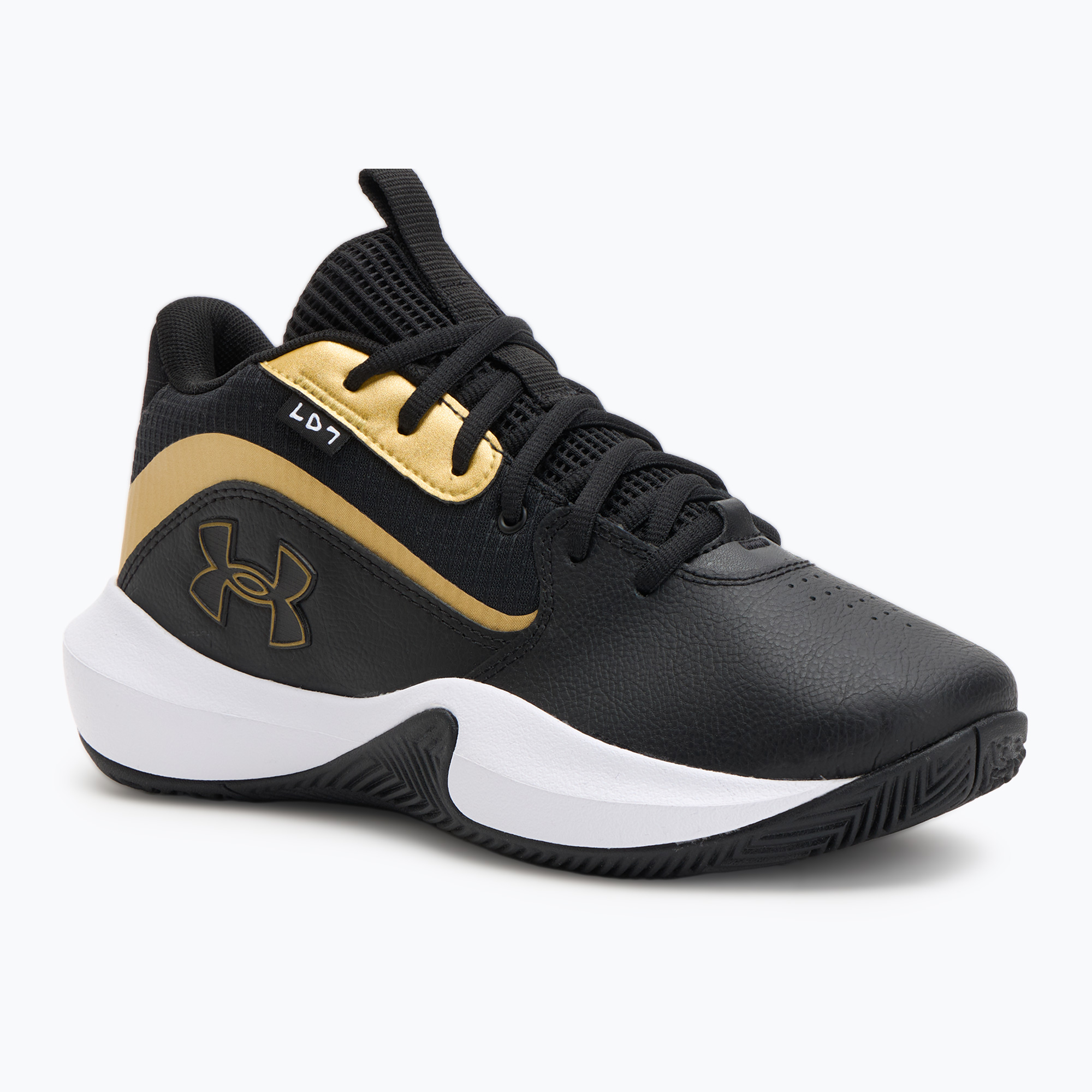 Buty do koszykówki Under Armour Lockdown 7 black/black/metallic gold | WYSYŁKA W 24H | 30 DNI NA ZWROT