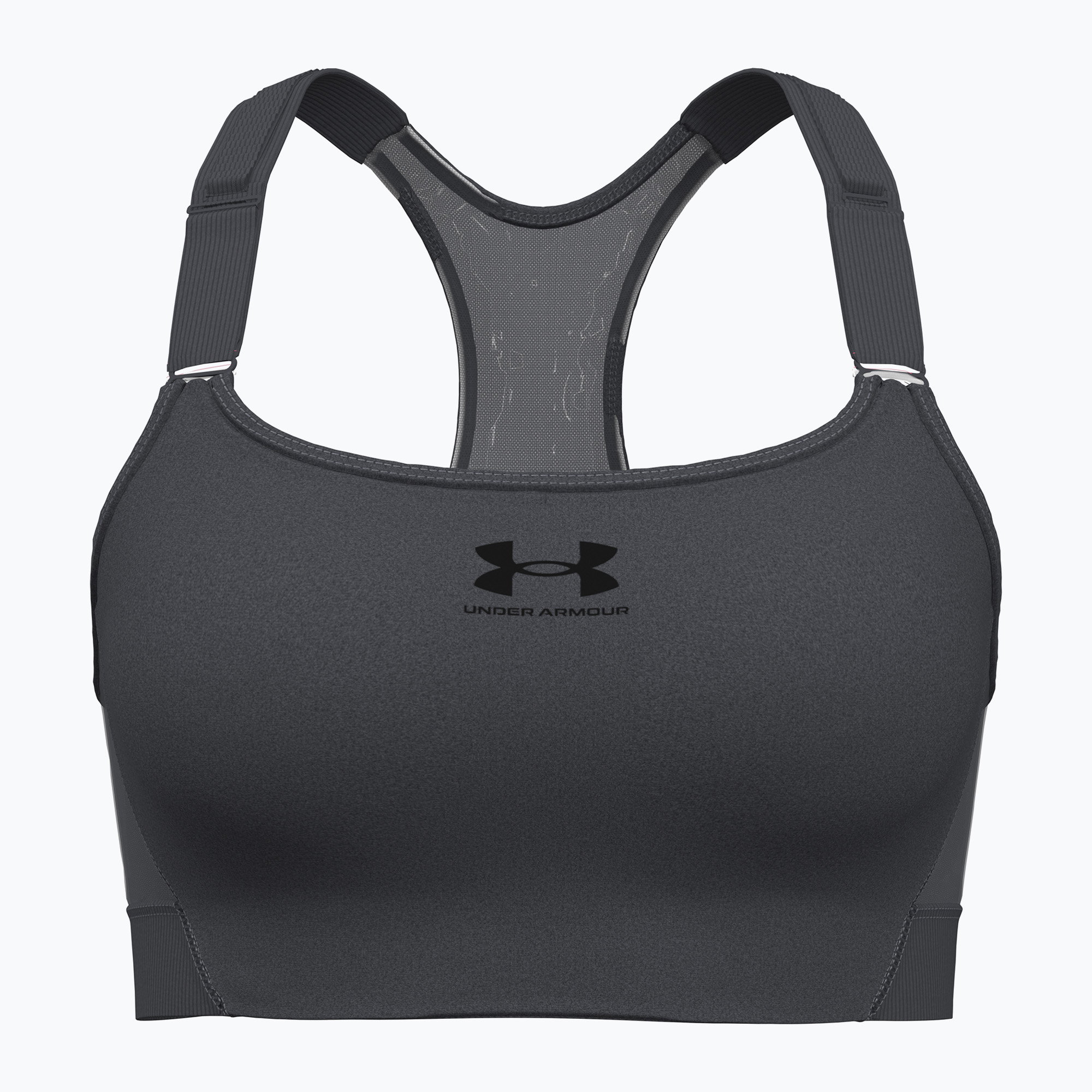 Biustonosz treningowy Under Armour HeatGear Armour High castlerock/black | WYSYŁKA W 24H | 30 DNI NA ZWROT