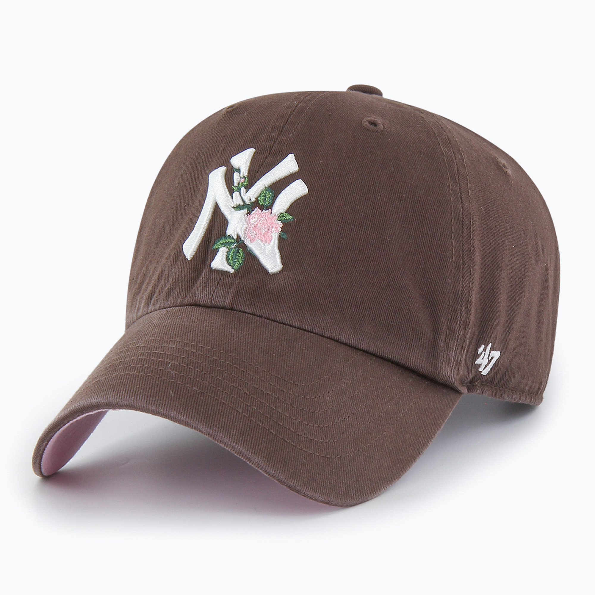 Czapka z daszkiem 47 Brand New York Yankees Thorn CLEAN UP brown 