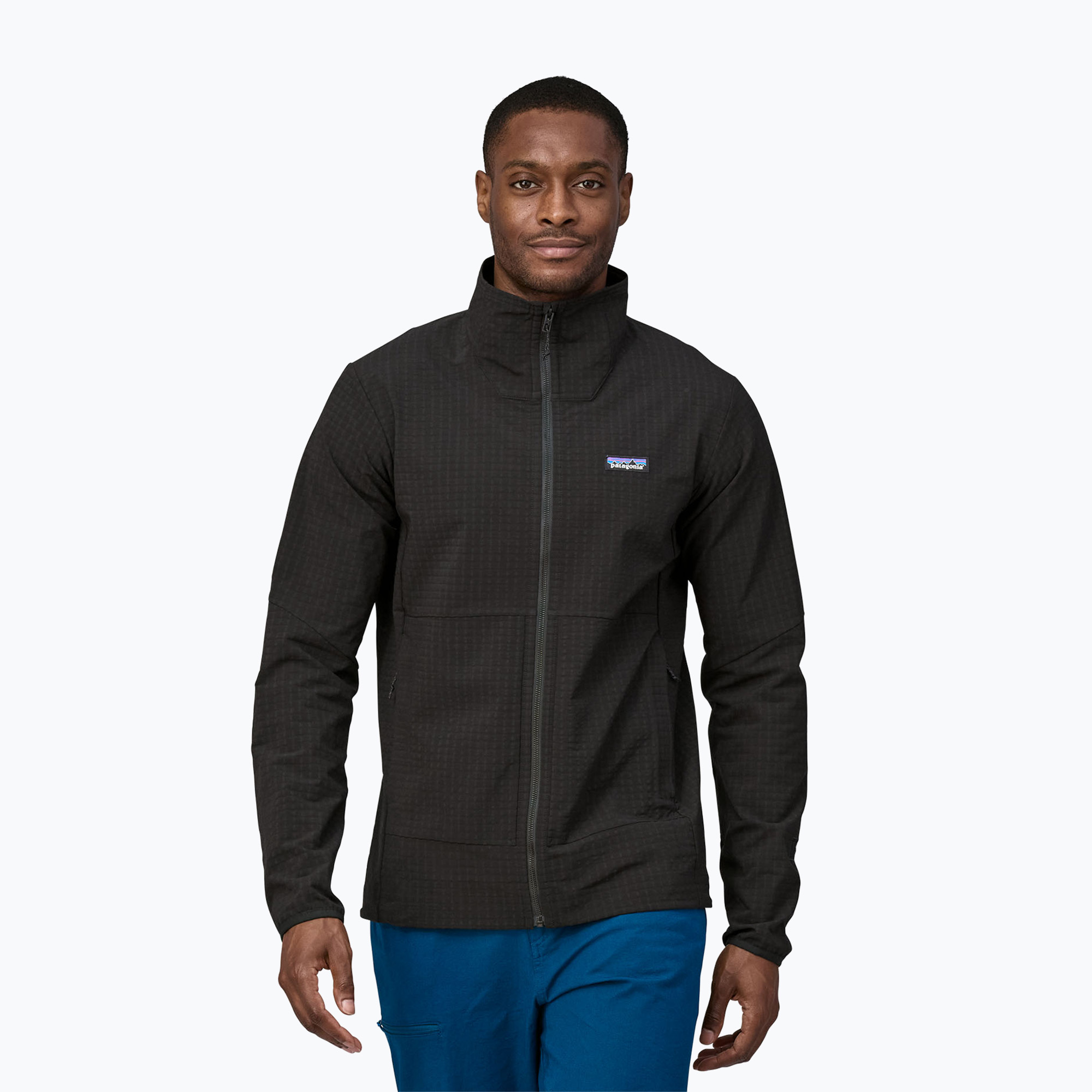 Bluza męska Patagonia M's R1 TechFace Jkt black | WYSYŁKA W 24H | 30 DNI NA ZWROT