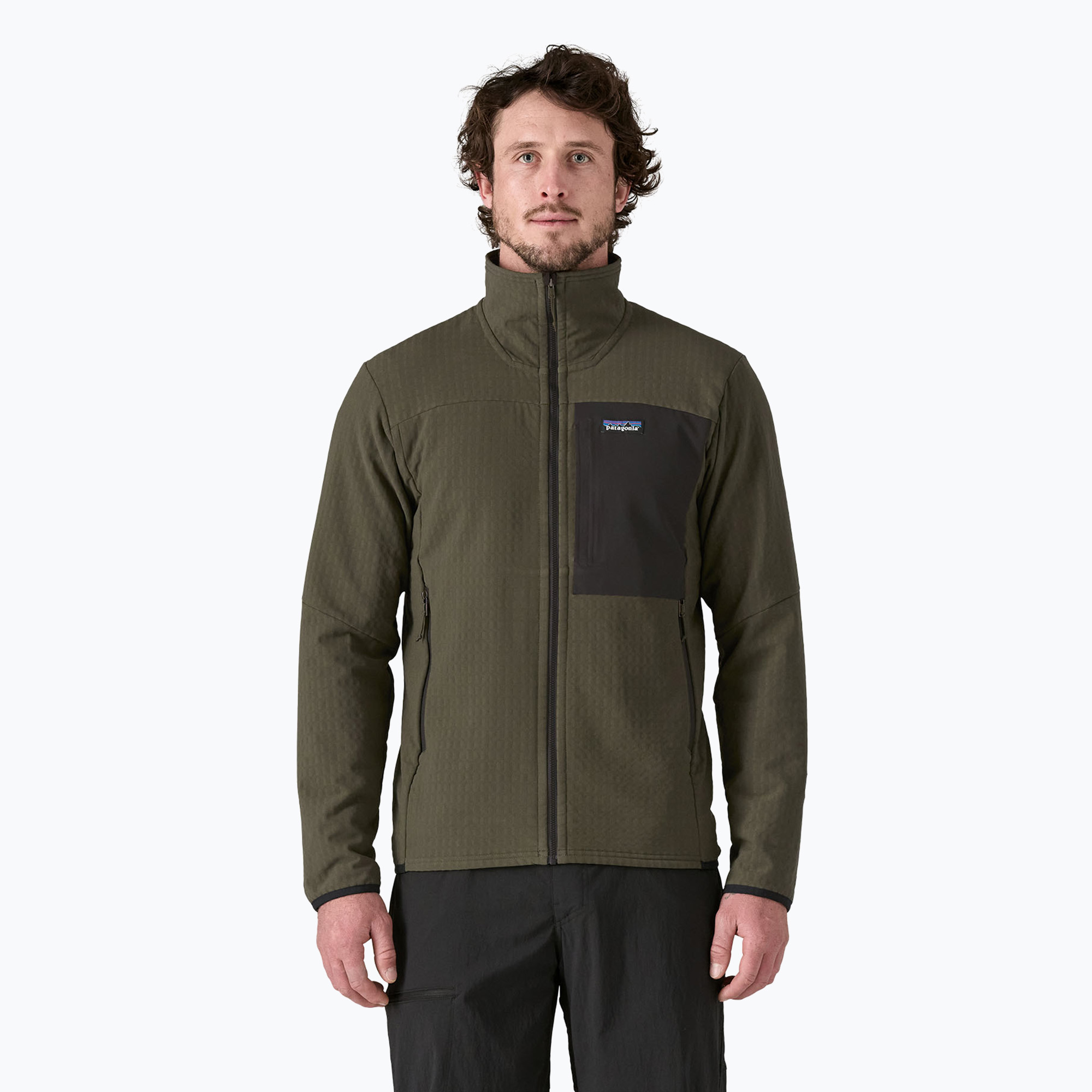 Kurtka softshell męska Patagonia R2 TechFace pine needle green | WYSYŁKA W 24H | 30 DNI NA ZWROT