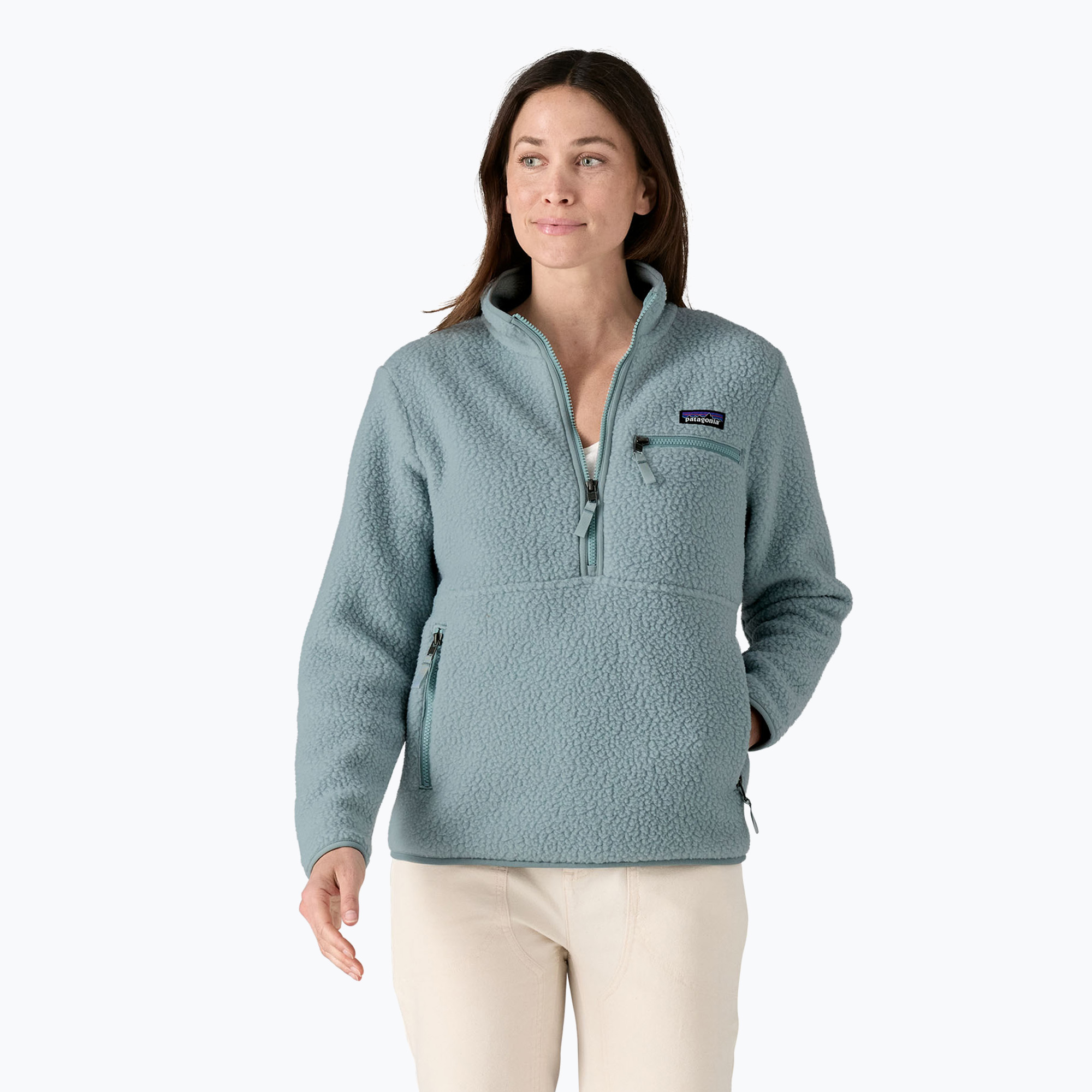 Bluza polarowa damska Patagonia Retro Pile Marsupial thermal blue | WYSYŁKA W 24H | 30 DNI NA ZWROT