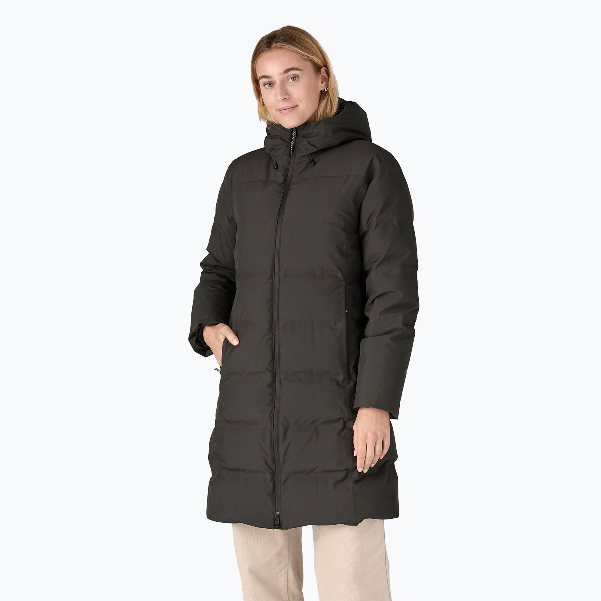 Płaszcz puchowy damski Patagonia Jackson Glacier Parka black | WYSYŁKA W 24H | 30 DNI NA ZWROT