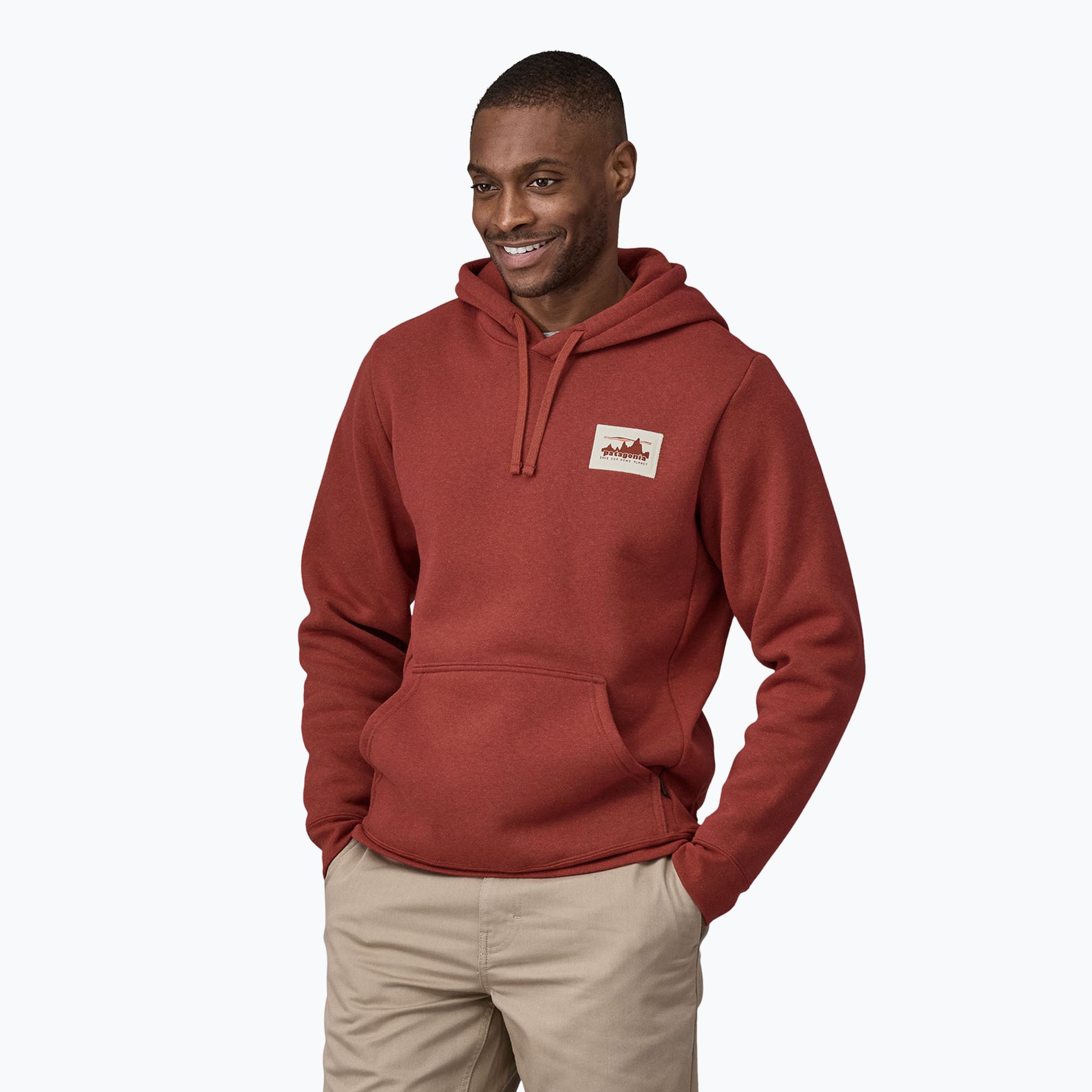 Bluza męska Patagonia '73 Skyline Uprisal Hoody burnished red | WYSYŁKA W 24H | 30 DNI NA ZWROT