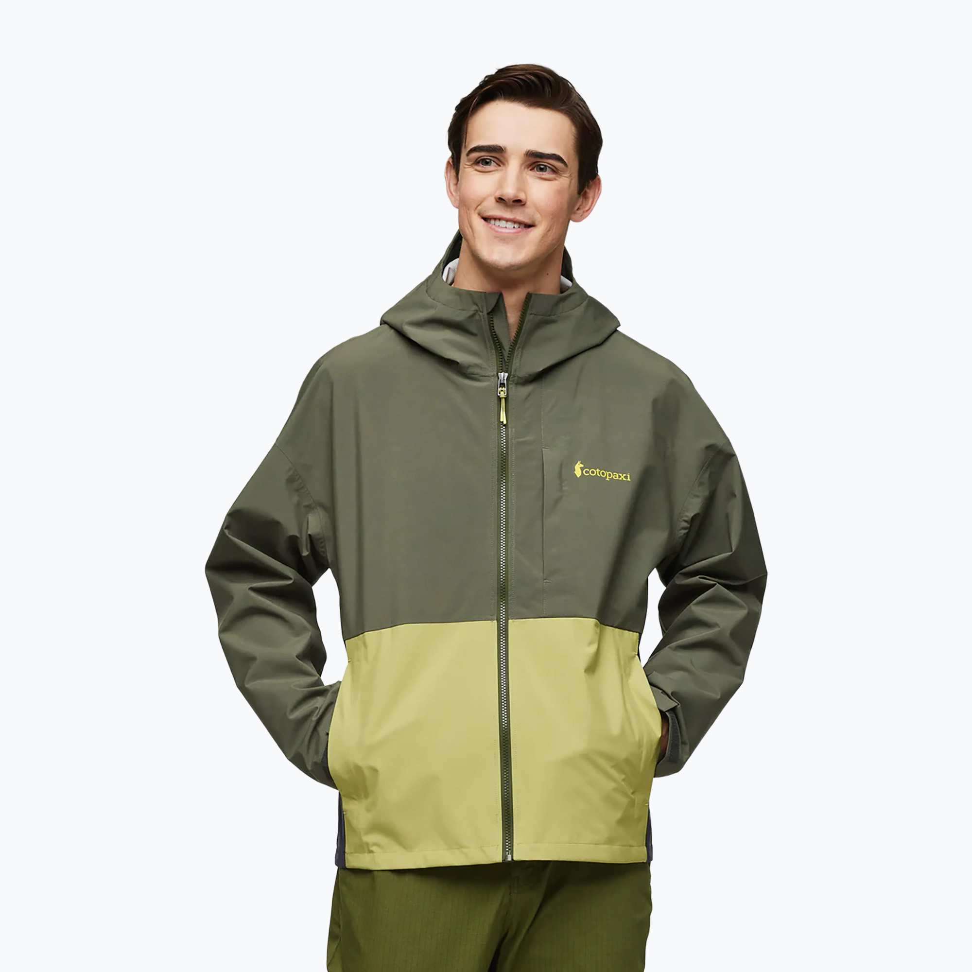 Kurtka przeciwdeszczowa Cotopaxi Cielo Rain Jacket fatigue/lemongrass 