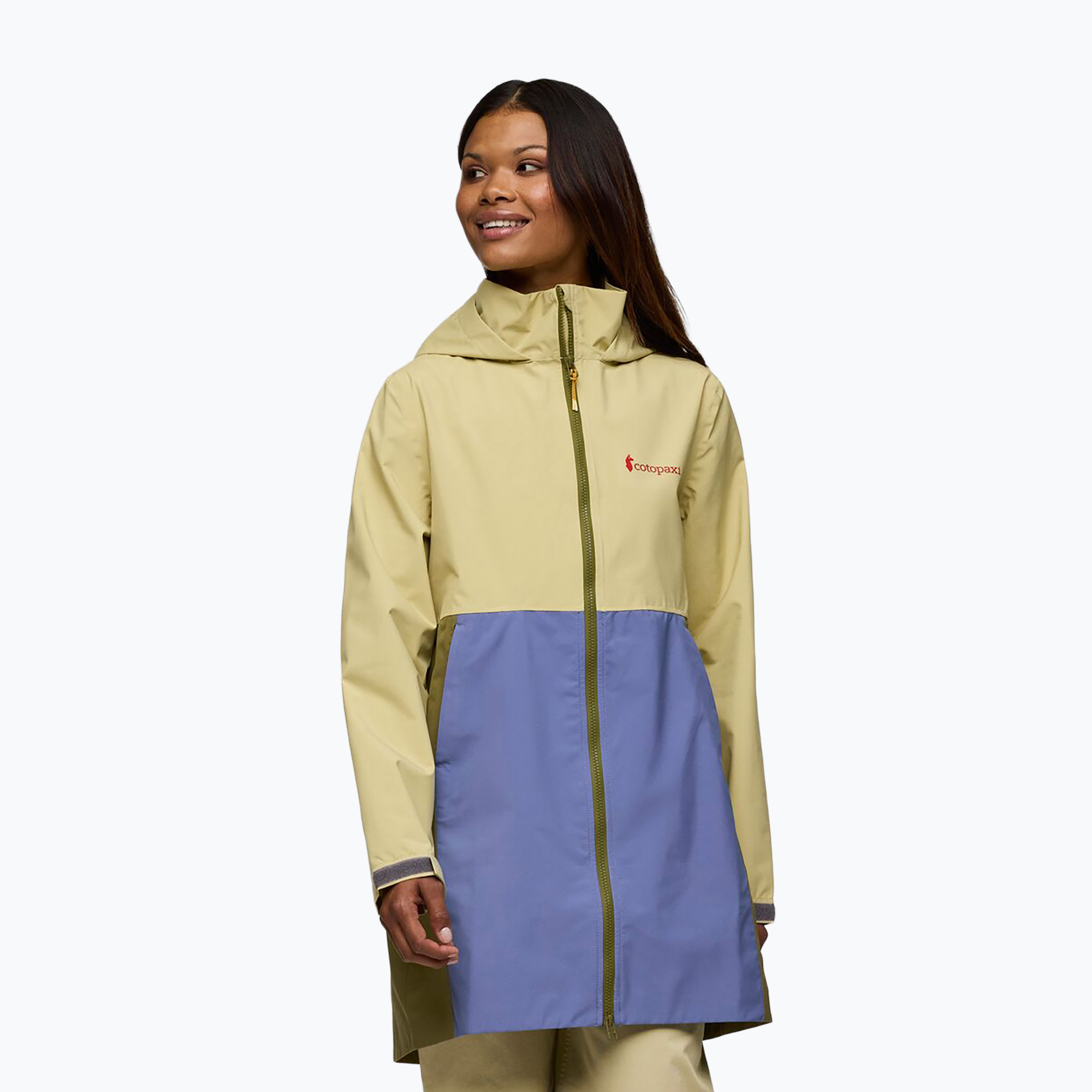 Kurtka przeciwdeszczowa damska Cotopaxi Cielo Rain Trench grain/smoke 