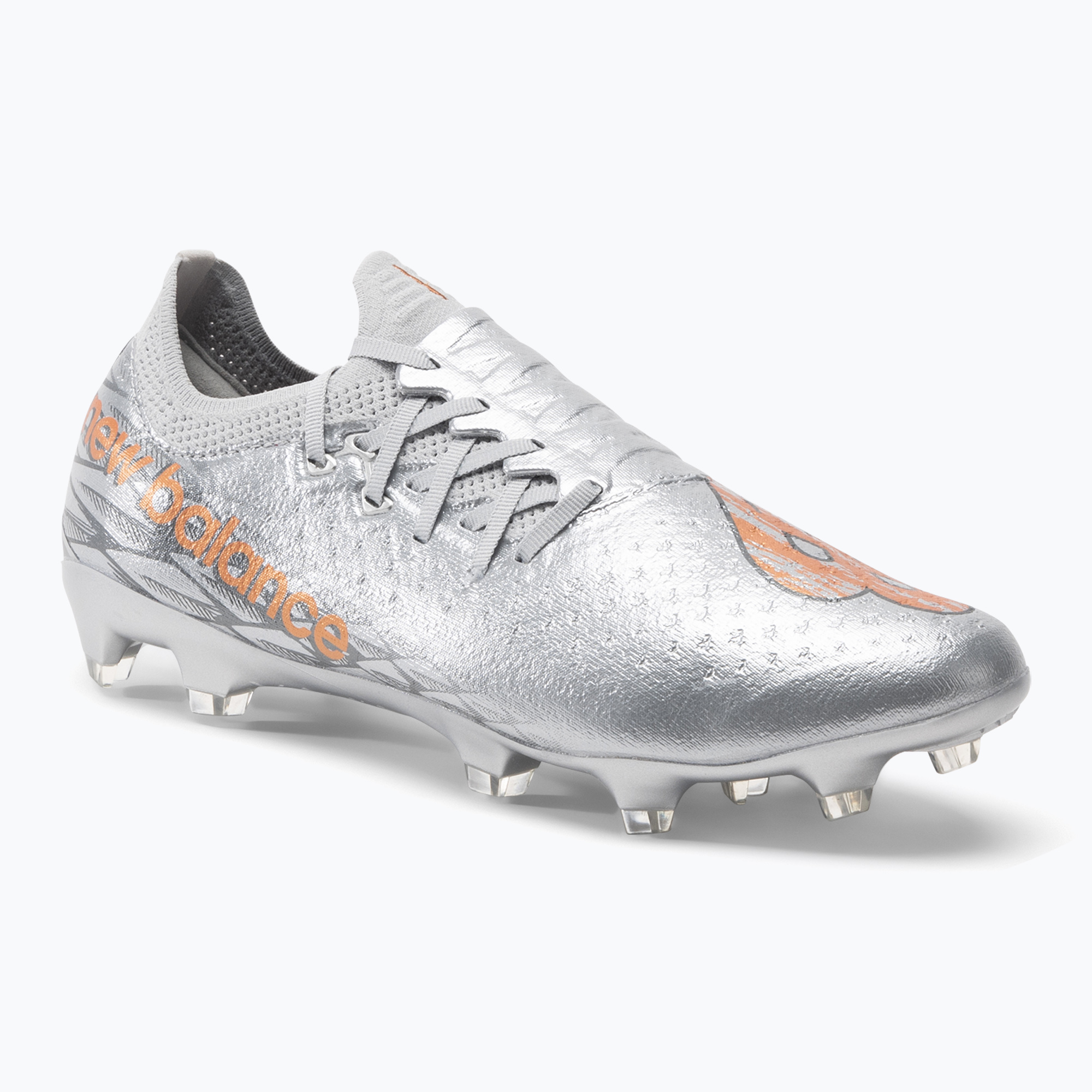 Buty piłkarskie męskie New Balance Furon Pro V7+ FG silver | WYSYŁKA W 24H | 30 DNI NA ZWROT