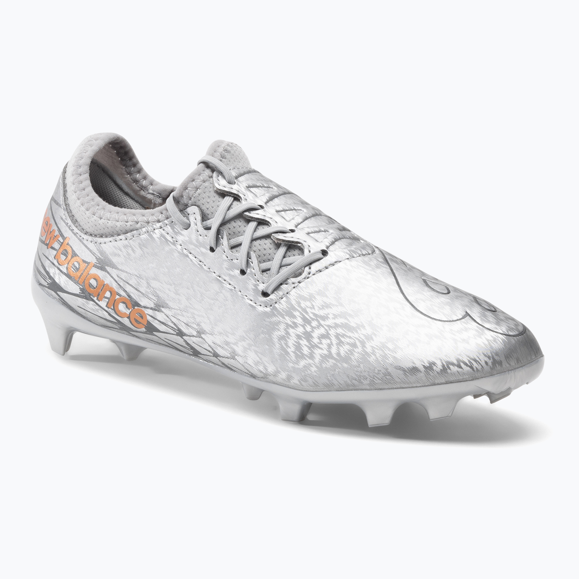 Buty piłkarskie dziecięce New Balance Furon Dispatch V7+ FG silver | WYSYŁKA W 24H | 30 DNI NA ZWROT