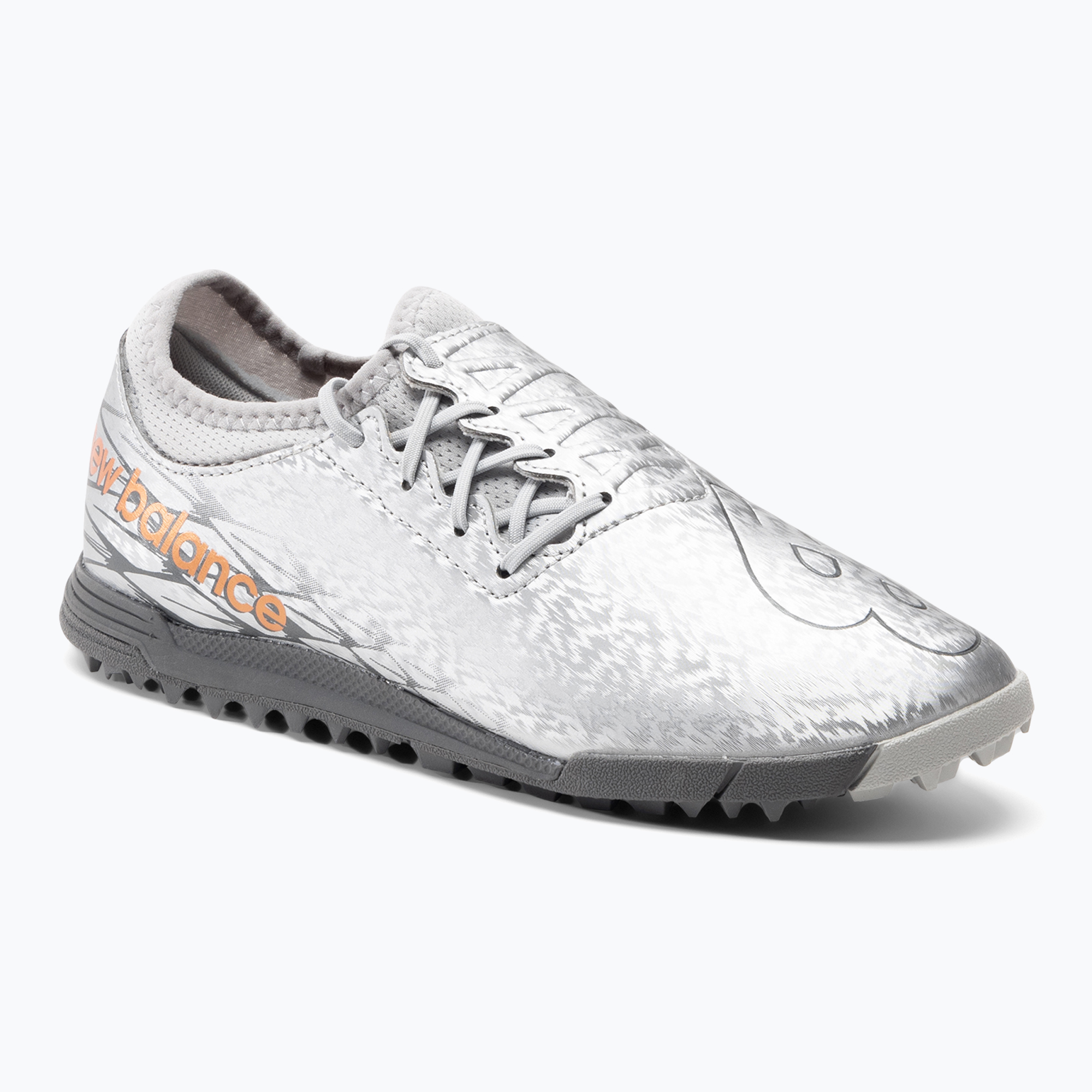 Buty piłkarskie dziecięce New Balance Furon v7 Dispatch JNR TF silver | WYSYŁKA W 24H | 30 DNI NA ZWROT