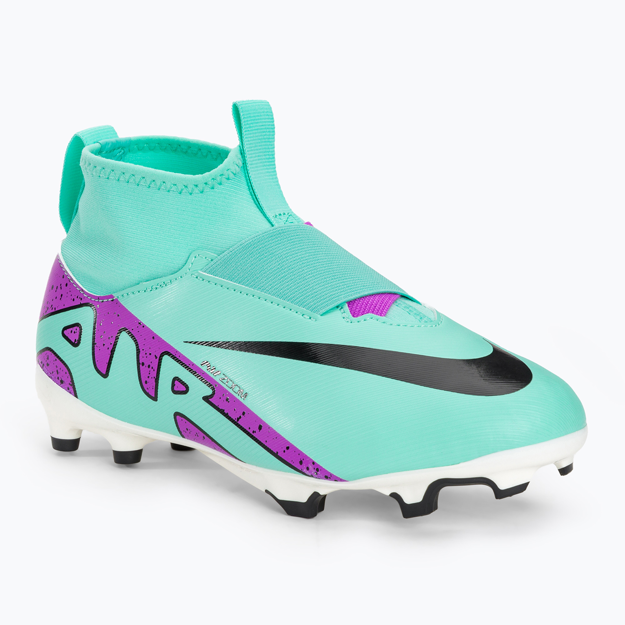 Buty piłkarskie dziecięce Nike Jr Zoom Mercurial Superfly 9 Academy FG/MG hyper turquoise/black/ white/fuchsia dream | WYSYŁKA W 24H | 30 DNI NA ZWROT