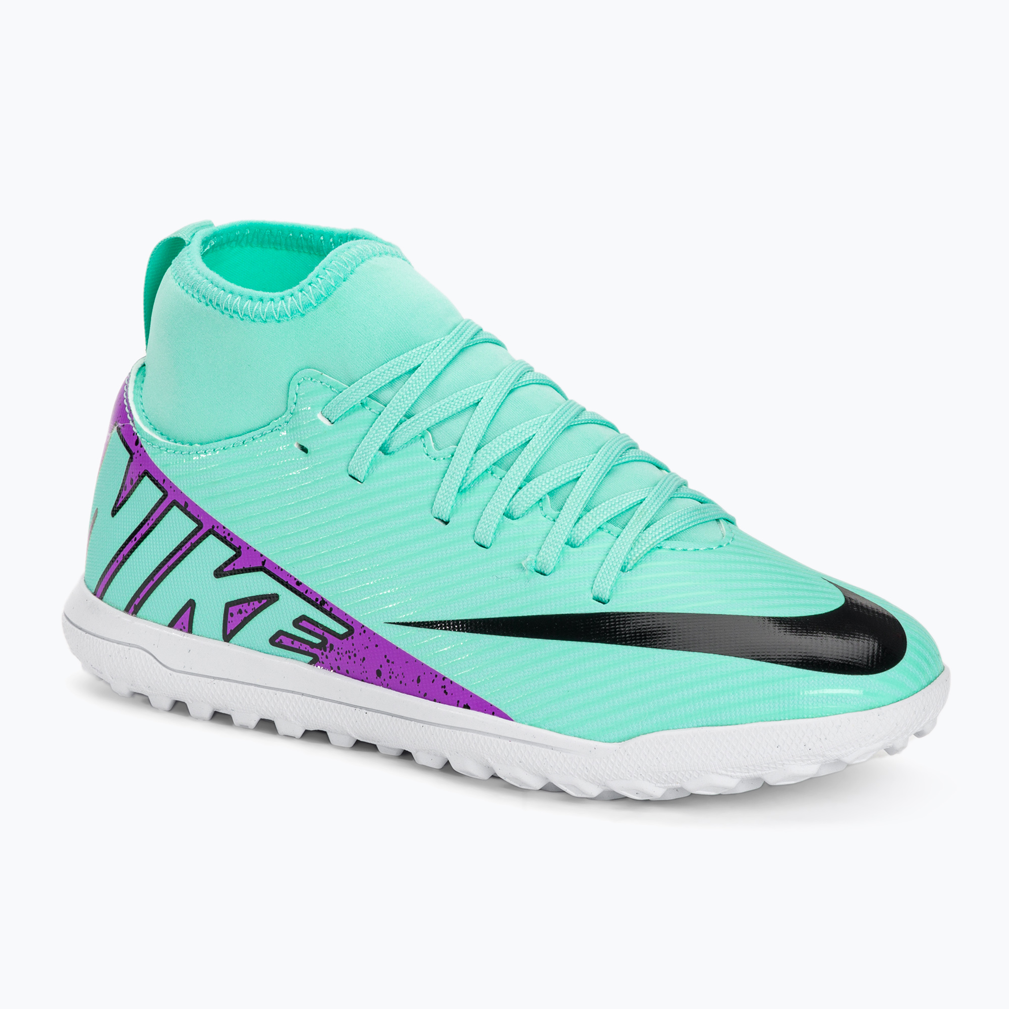 Buty piłkarskie dziecięce Nike Jr Mercurial Superfly 9 Club TF hyper turquoise/black/ white/fuchsia dream | WYSYŁKA W 24H | 30 DNI NA ZWROT