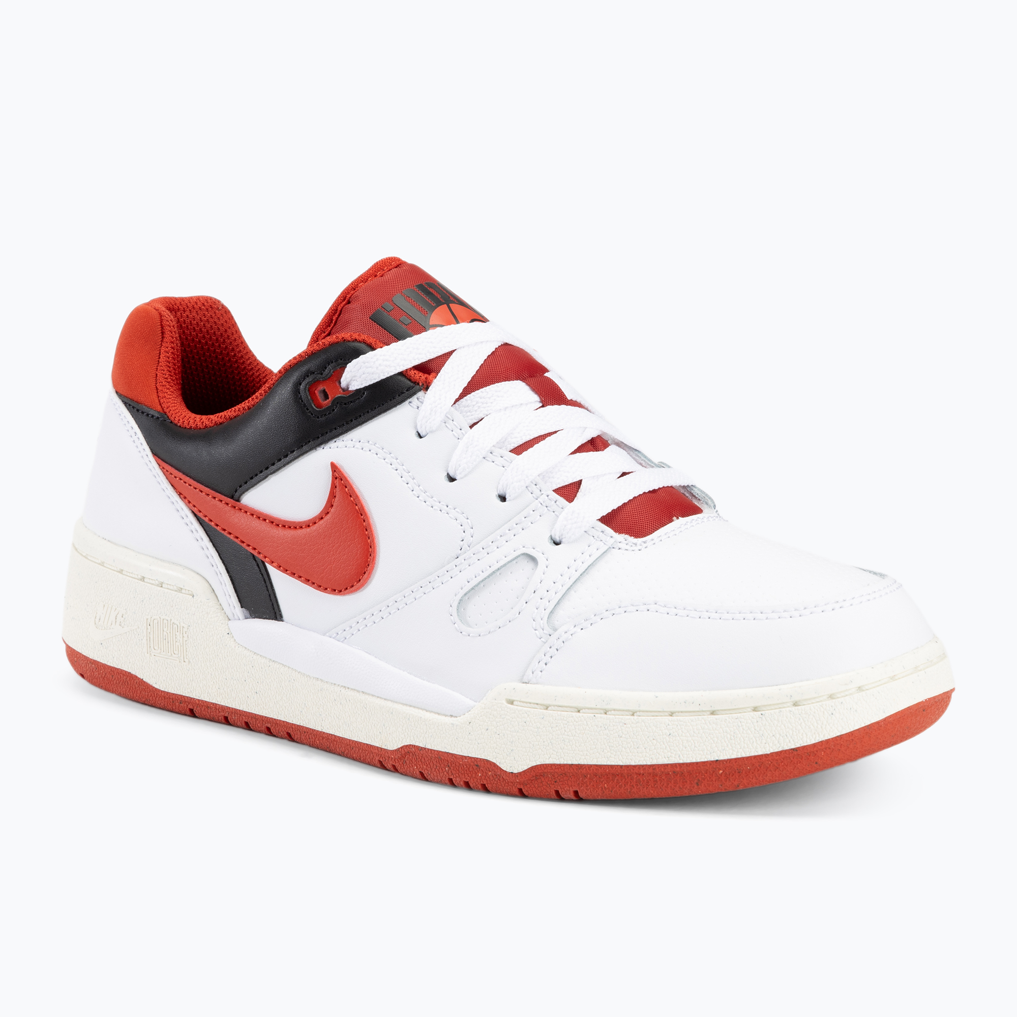 Buty męskie Nike Full Force Low white/black/team orange/polar | WYSYŁKA W 24H | 30 DNI NA ZWROT