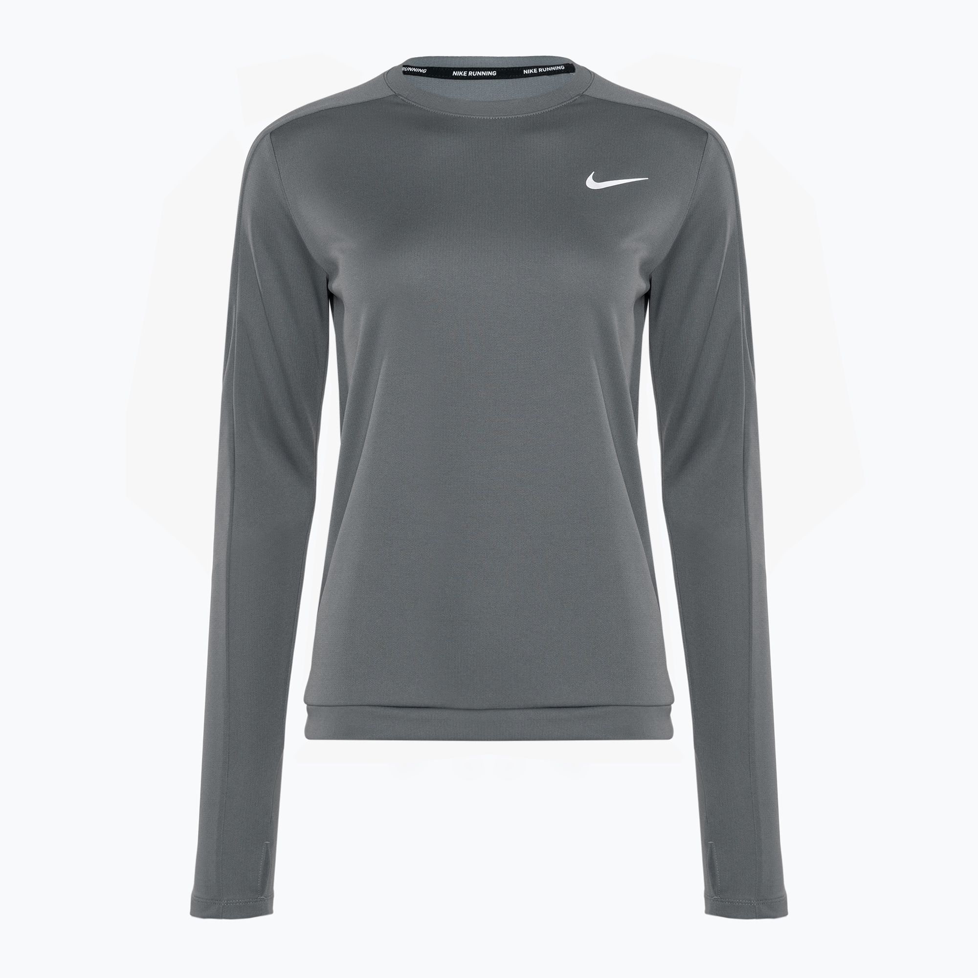 Longsleeve do biegania damski Nike Dri-Fit Pacer Crew smoke grey | WYSYŁKA W 24H | 30 DNI NA ZWROT