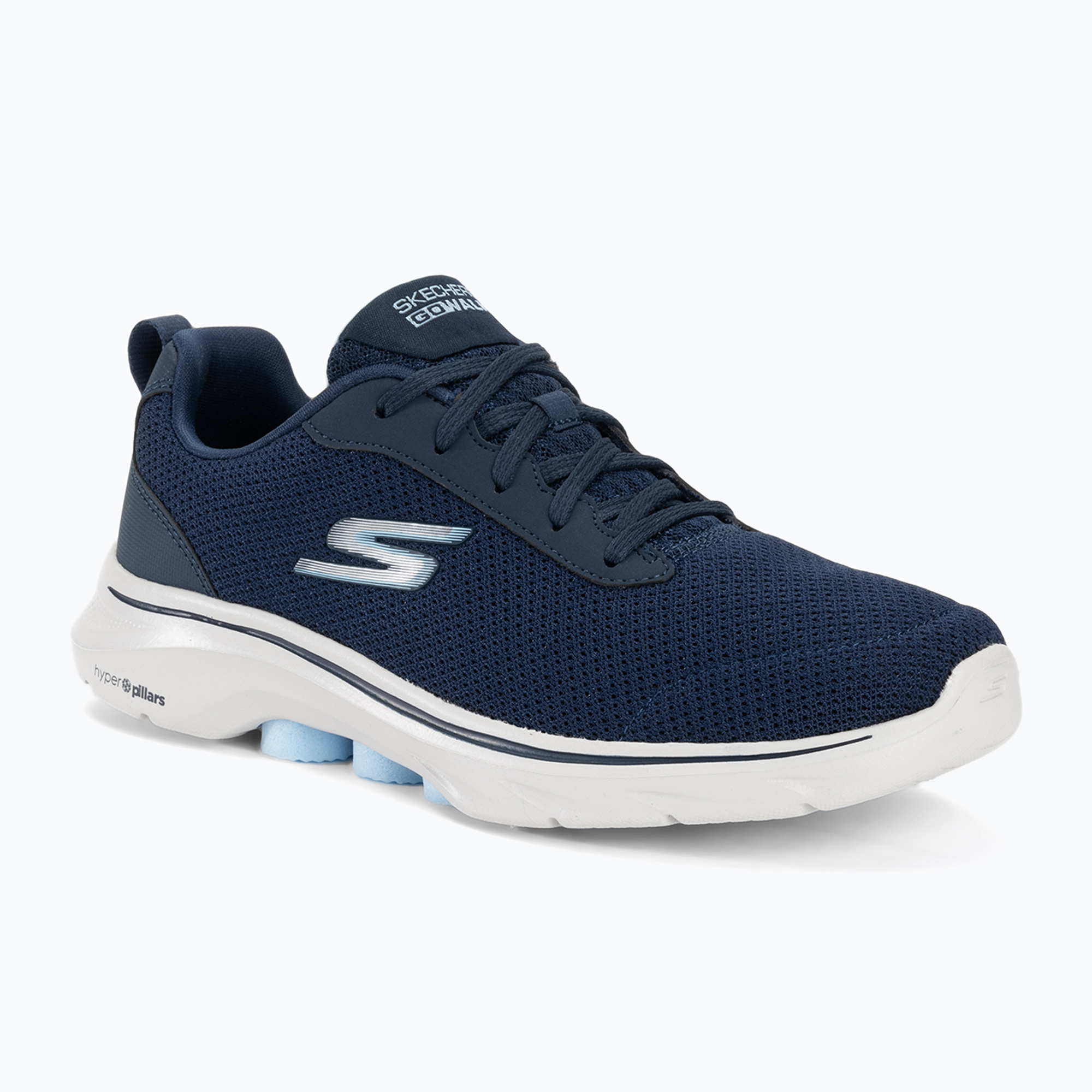 Buty damskie SKECHERS Go Walk 7 Clear Path navy/white/light blue | WYSYŁKA W 24H | 30 DNI NA ZWROT