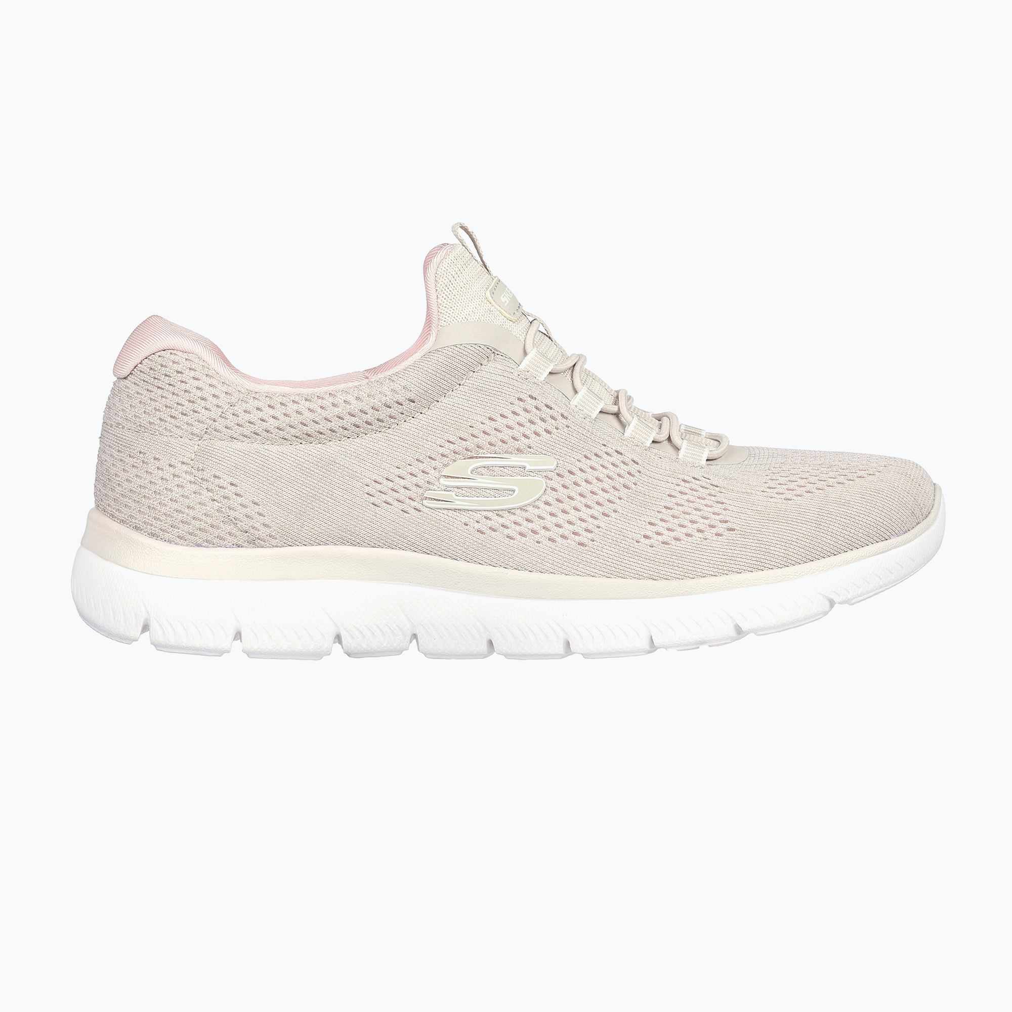 Buty damskie SKECHERS Summits Fun Flare taupe/pink | WYSYŁKA W 24H | 30 DNI NA ZWROT