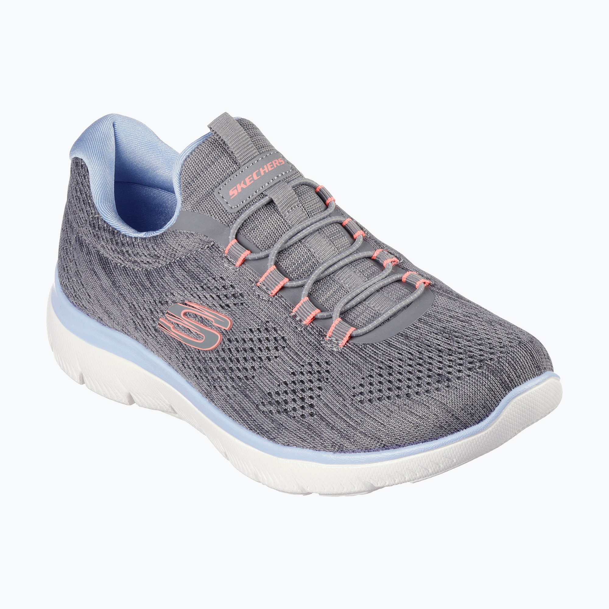 Buty damskie SKECHERS Summits Fun Flare gray | WYSYŁKA W 24H | 30 DNI NA ZWROT