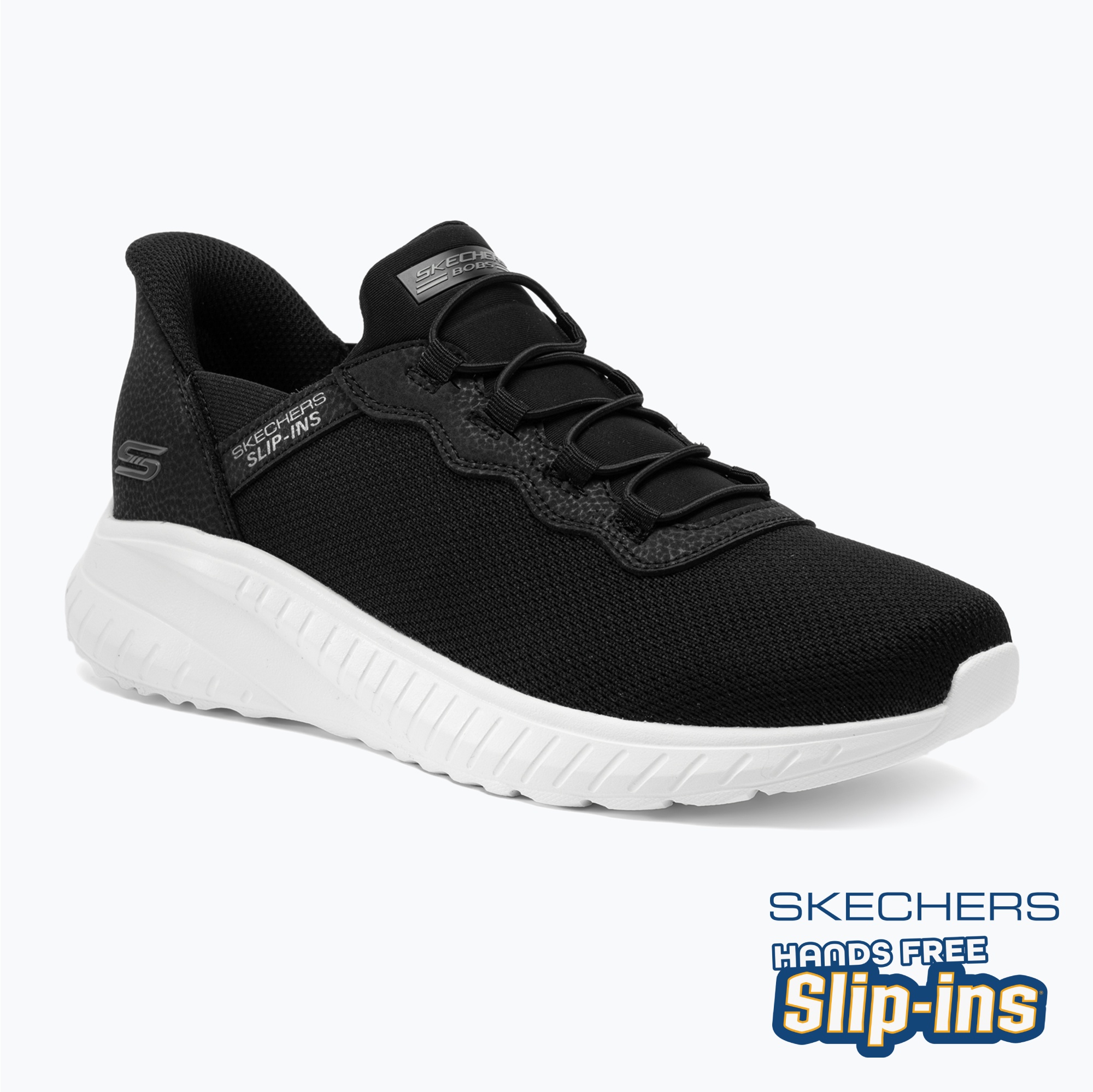 Buty męskie SKECHERS Slip-ins Bobs Squad Chaos Daily Hype black | WYSYŁKA W 24H | 30 DNI NA ZWROT