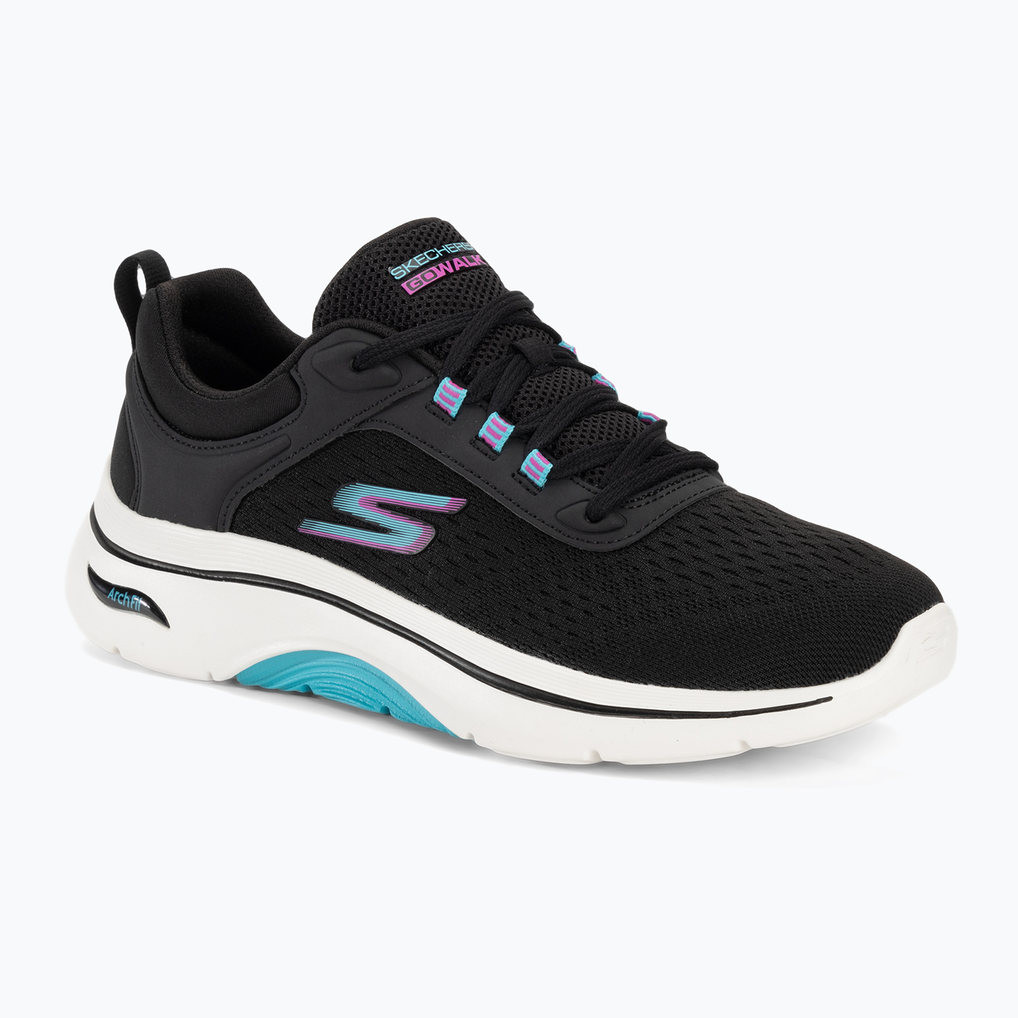 Buty damskie SKECHERS Go Walk Arch Fit 2.0 Balin black/multi | WYSYŁKA W 24H | 30 DNI NA ZWROT