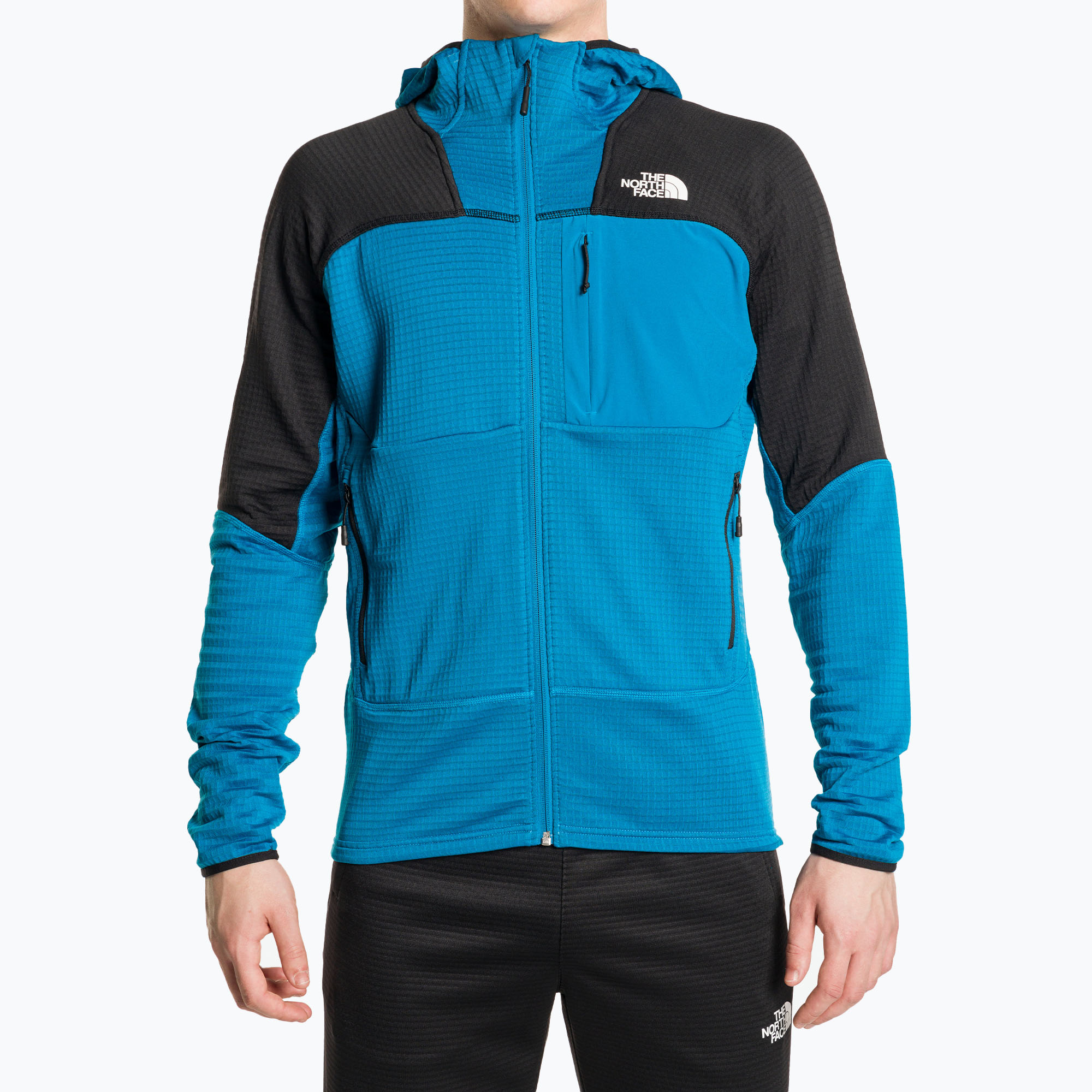 Bluza męska The North Face Stormgap Powergrid arctic blue/ black | WYSYŁKA W 24H | 30 DNI NA ZWROT