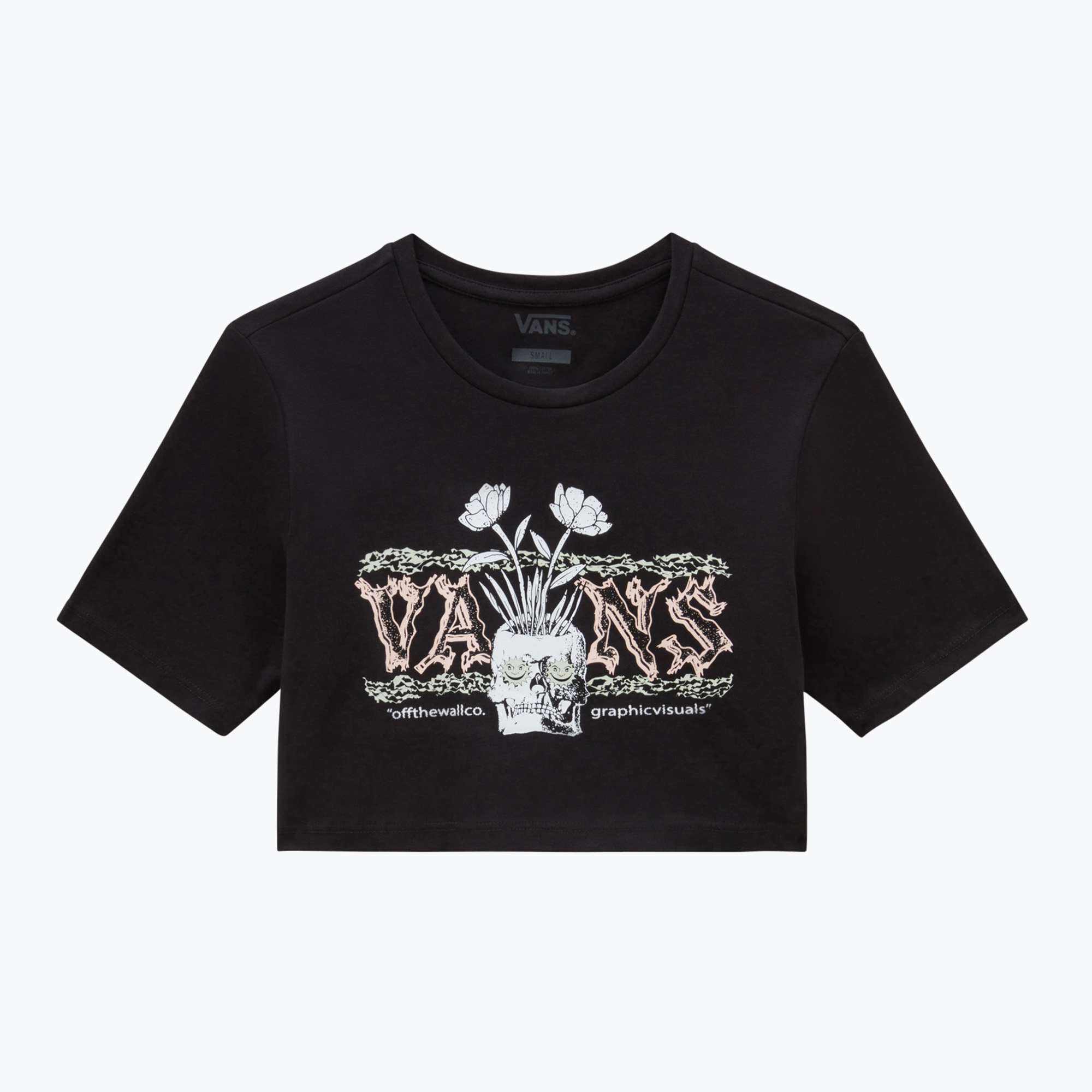 Koszulka damska Vans Growing Ideas Crew Crop Ii black | WYSYŁKA W 24H | 30 DNI NA ZWROT