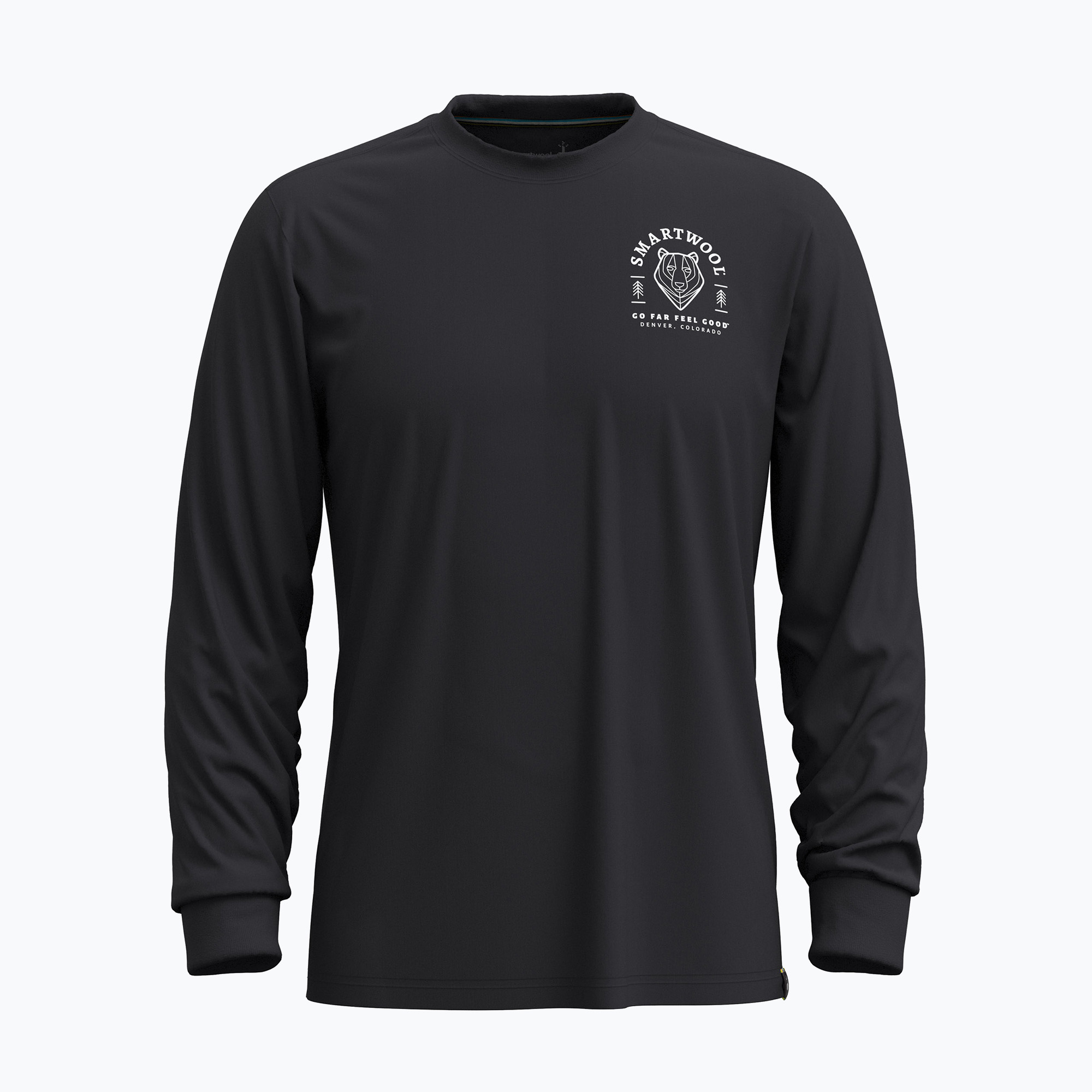 Longsleeve męski Smartwool Bear Stare Graphic black | WYSYŁKA W 24H | 30 DNI NA ZWROT