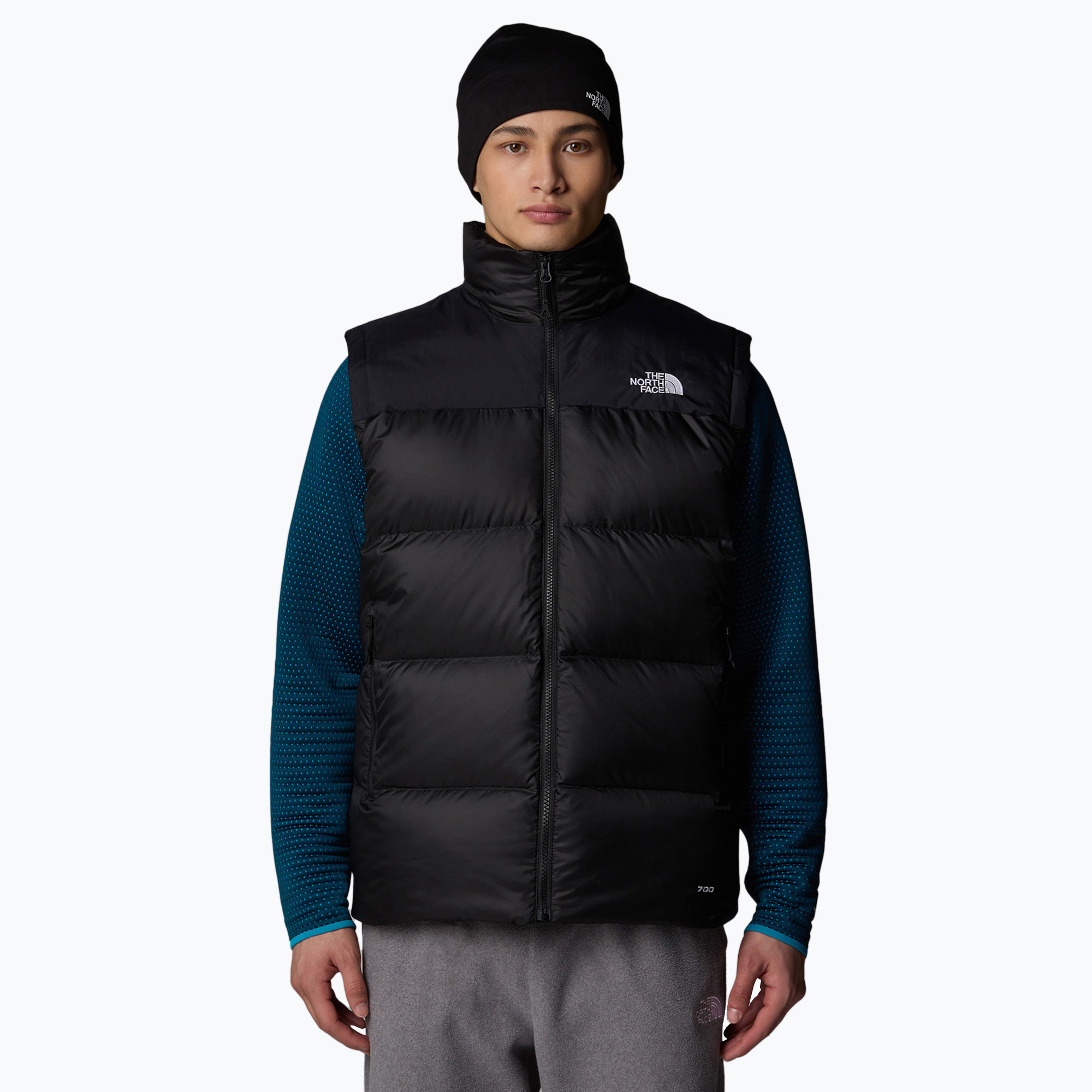 Bezrękawnik męski The North Face Diablo Down 2.0 black heather/black | WYSYŁKA W 24H | 30 DNI NA ZWROT