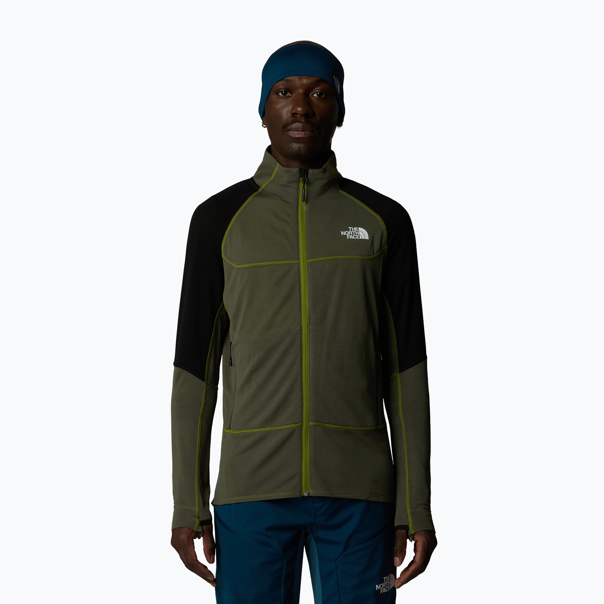 Bluza męska The North Face Bolt Polartec Jacket oak green/black | WYSYŁKA W 24H | 30 DNI NA ZWROT