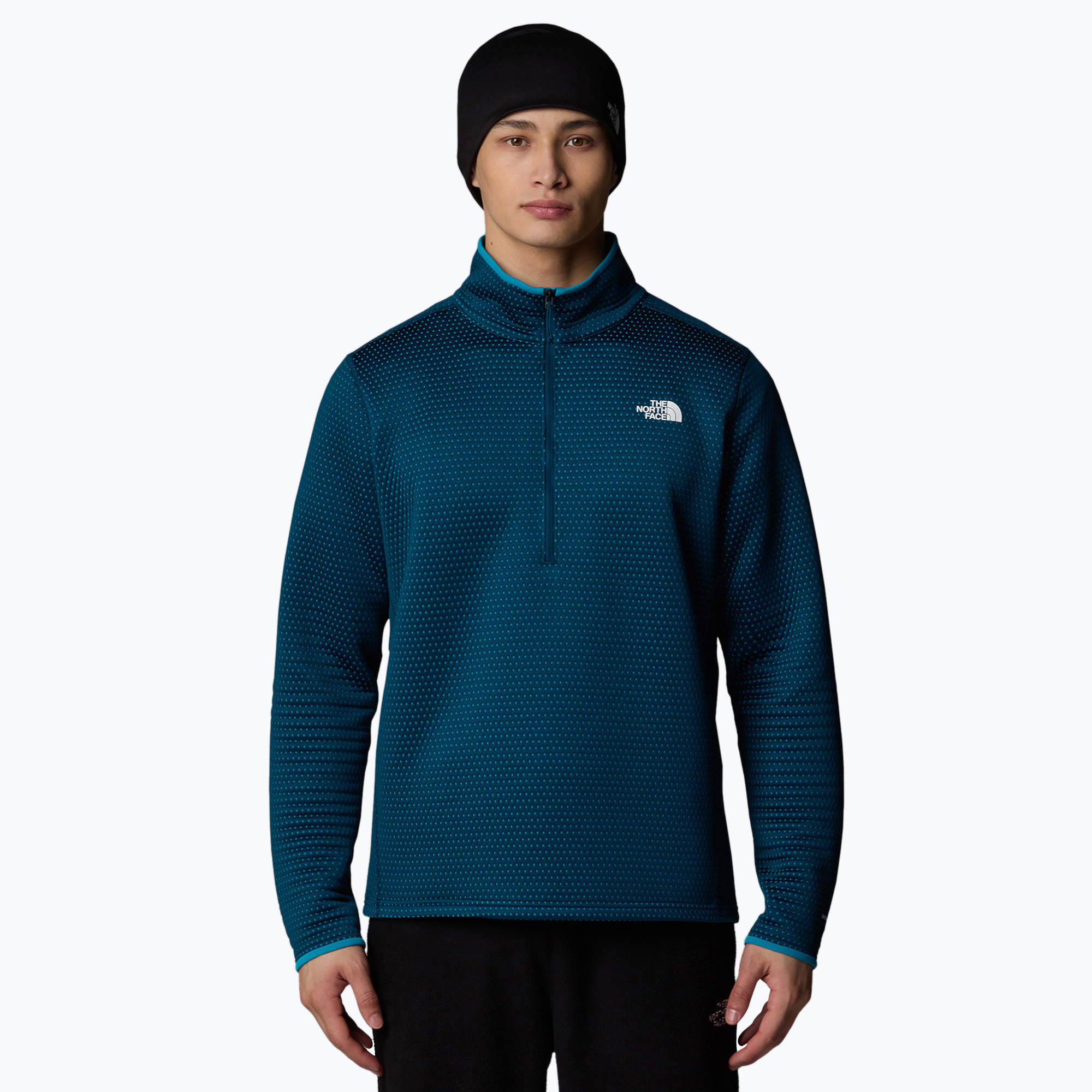 Bluza trekkingowa męska The North Face Vertical Thermal 1/4 Zip midnight petrol | WYSYŁKA W 24H | 30 DNI NA ZWROT