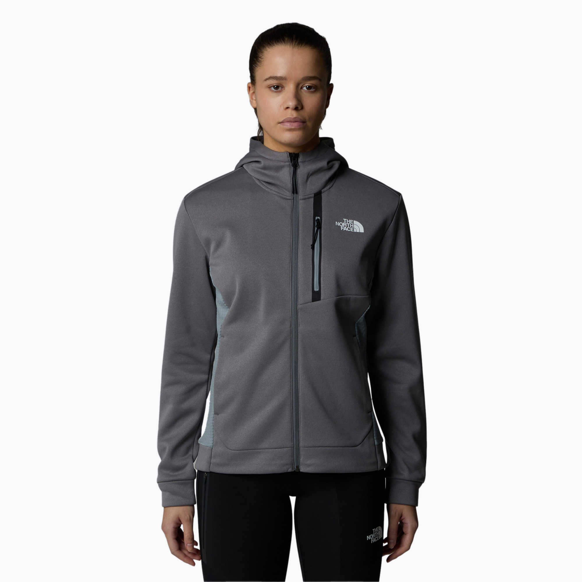 Bluza damska The North Face Mountain Athletics FZ Fleece smoked pearl/ monument grey | WYSYŁKA W 24H | 30 DNI NA ZWROT