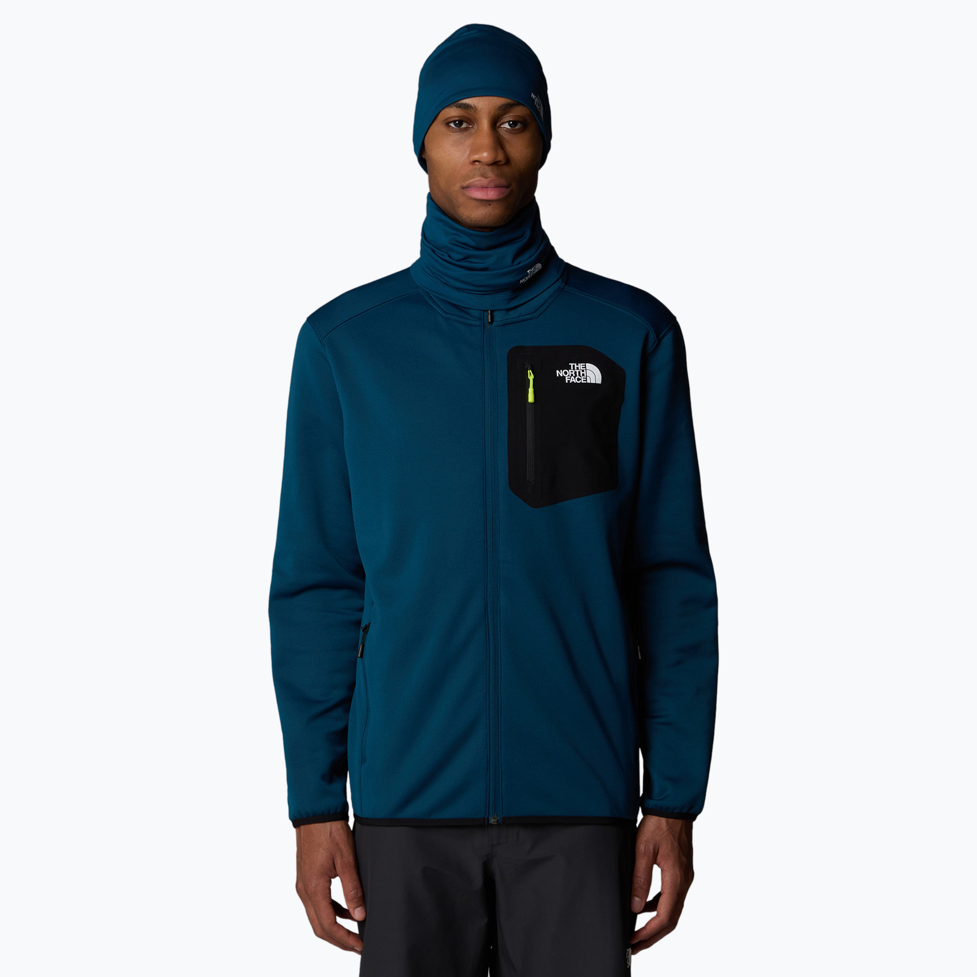 Bluza męska The North Face Crest FZ midnight petrol/ black | WYSYŁKA W 24H | 30 DNI NA ZWROT