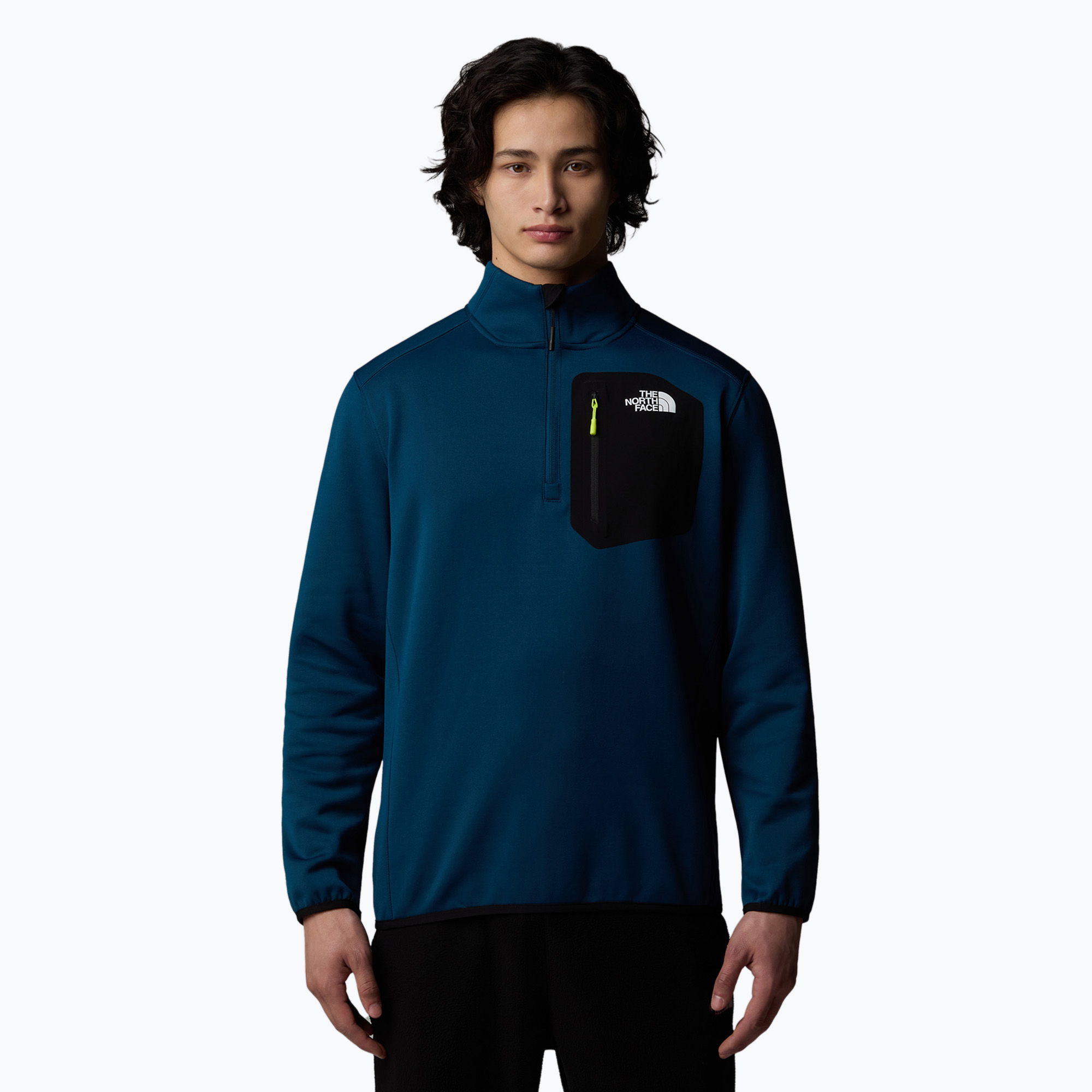 Bluza męska The North Face Crest 1/4 Zip midnight petrol/ black | WYSYŁKA W 24H | 30 DNI NA ZWROT