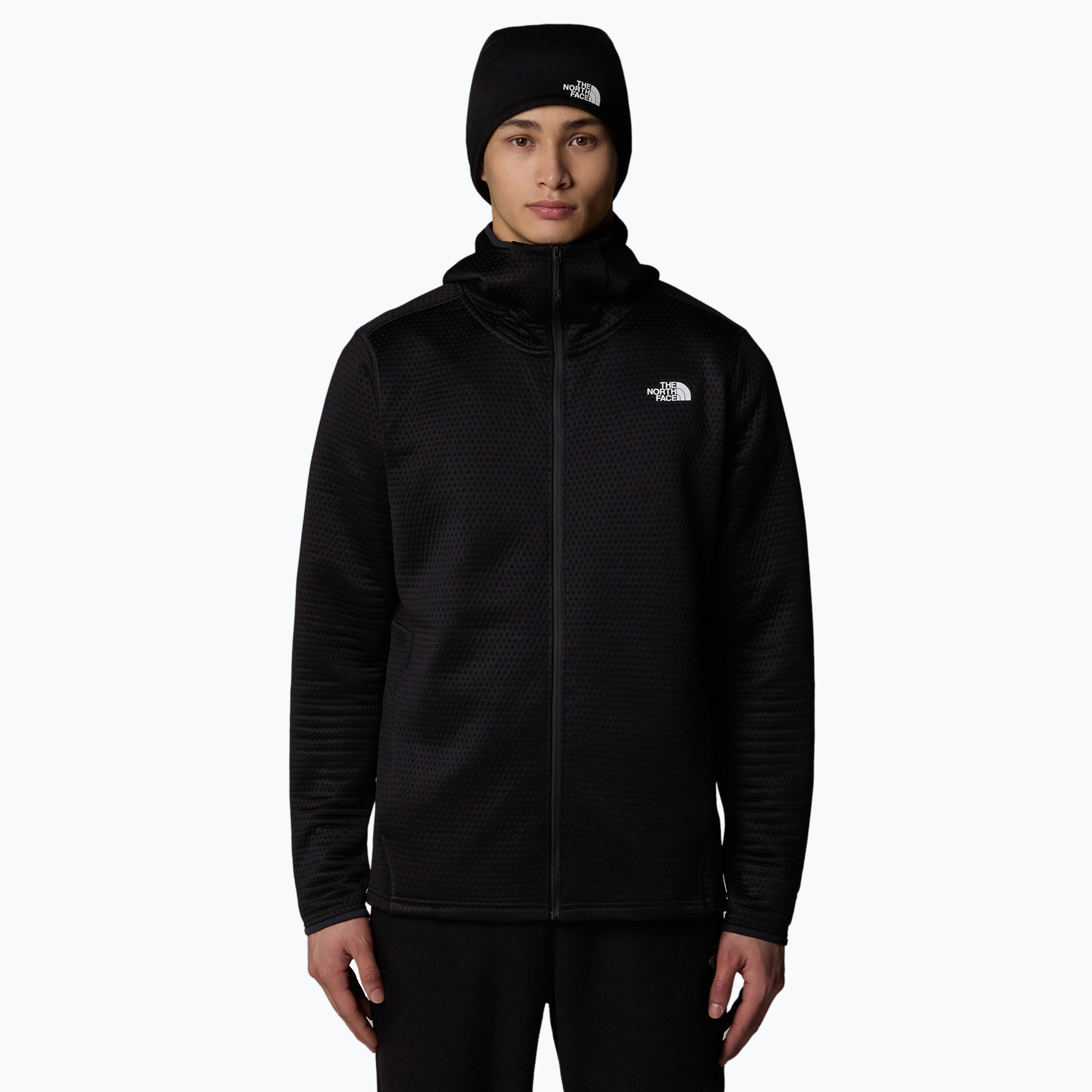 Bluza trekkingowa męska The North Face Vertical Thermal FZ Hoodie black | WYSYŁKA W 24H | 30 DNI NA ZWROT