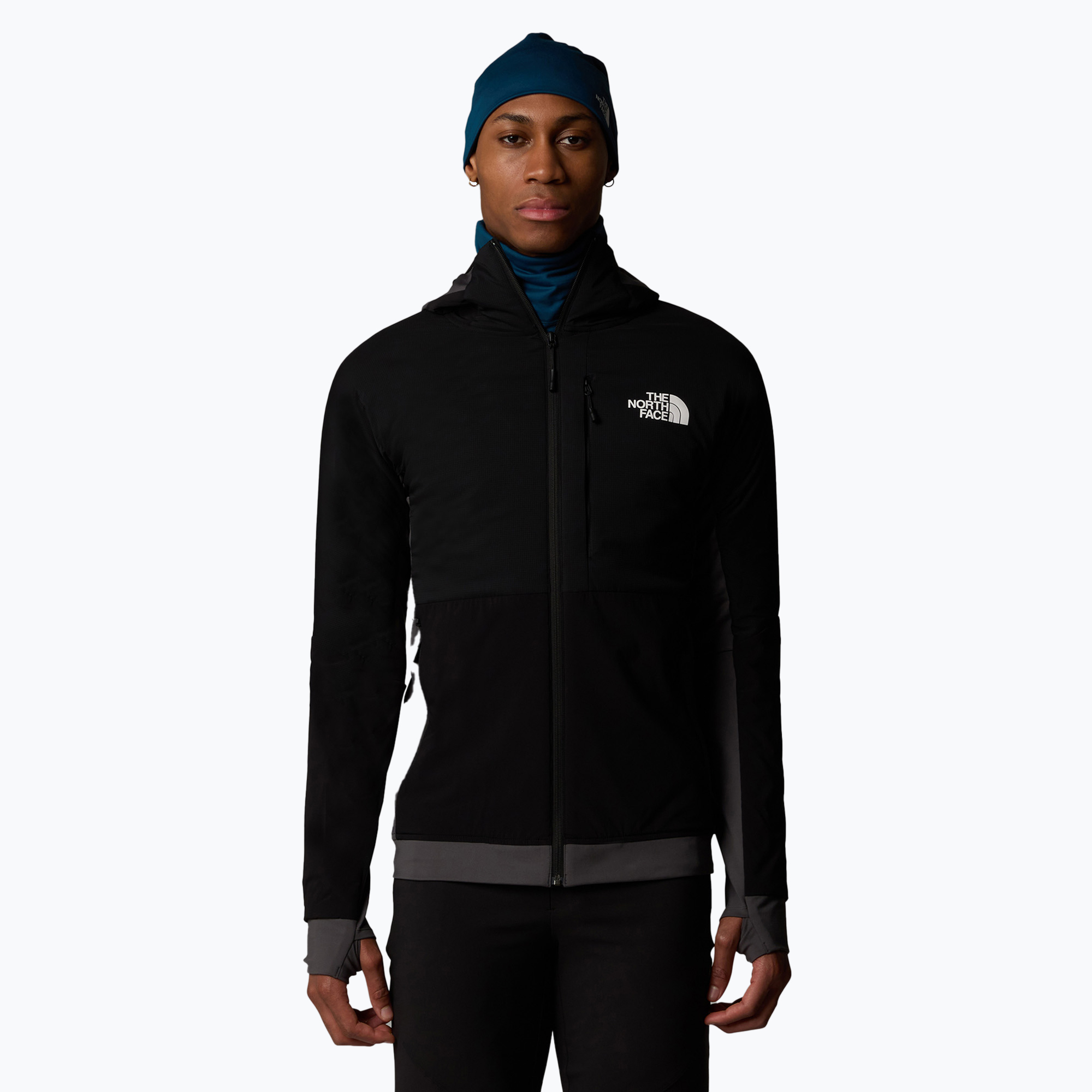 Kurtka hybrydowa męska The North Face Binntal Hybrid Ventrix Hoodie black/black/ant | WYSYŁKA W 24H | 30 DNI NA ZWROT